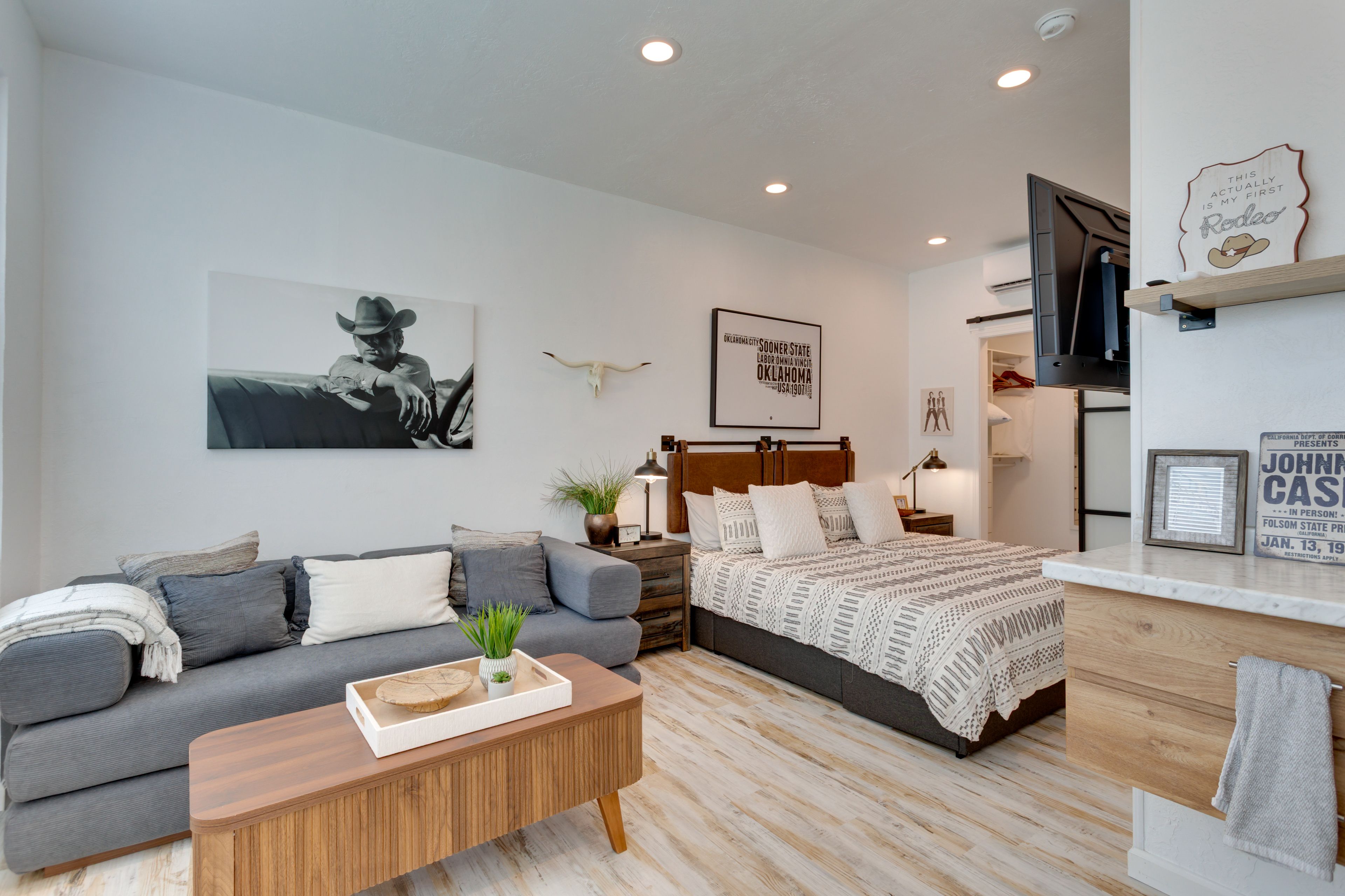 Bedroom 5 (Guest House) | King Bed | Sleeper Sofa