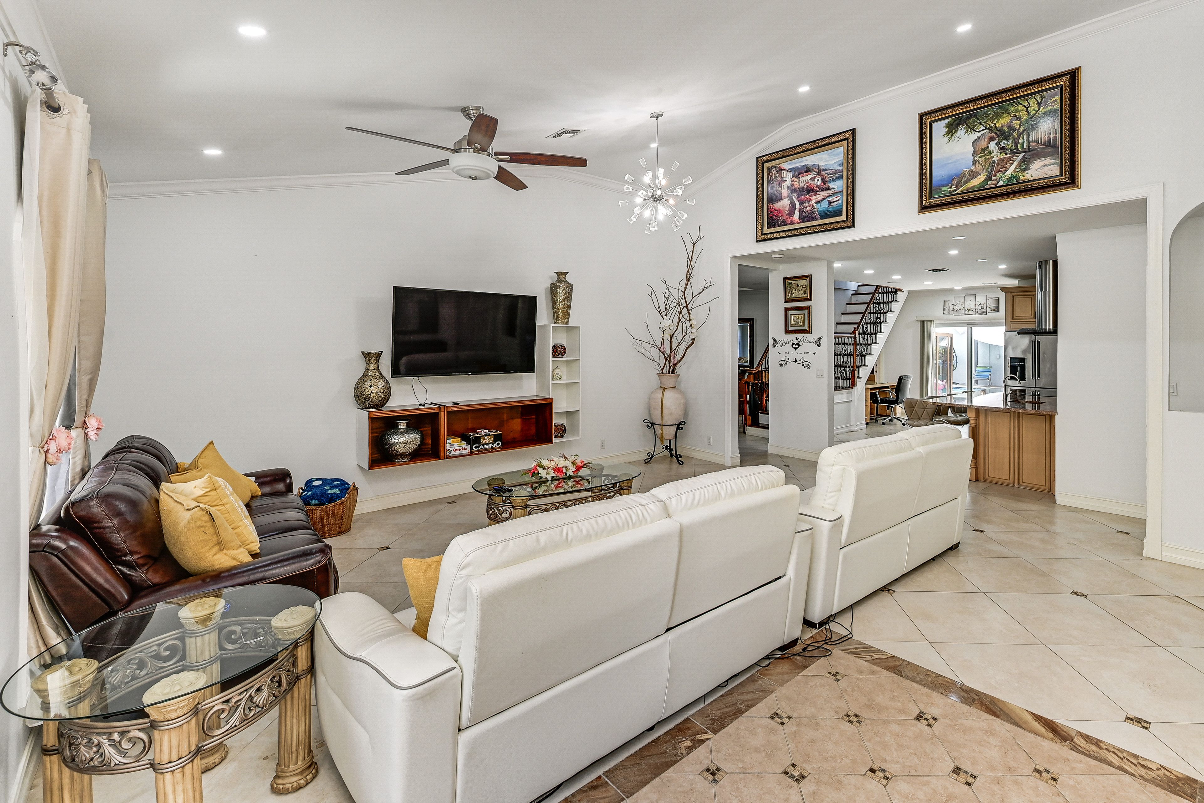 Living Room | Free WiFi | Central Heating & Air Conditioning | 1st Floor