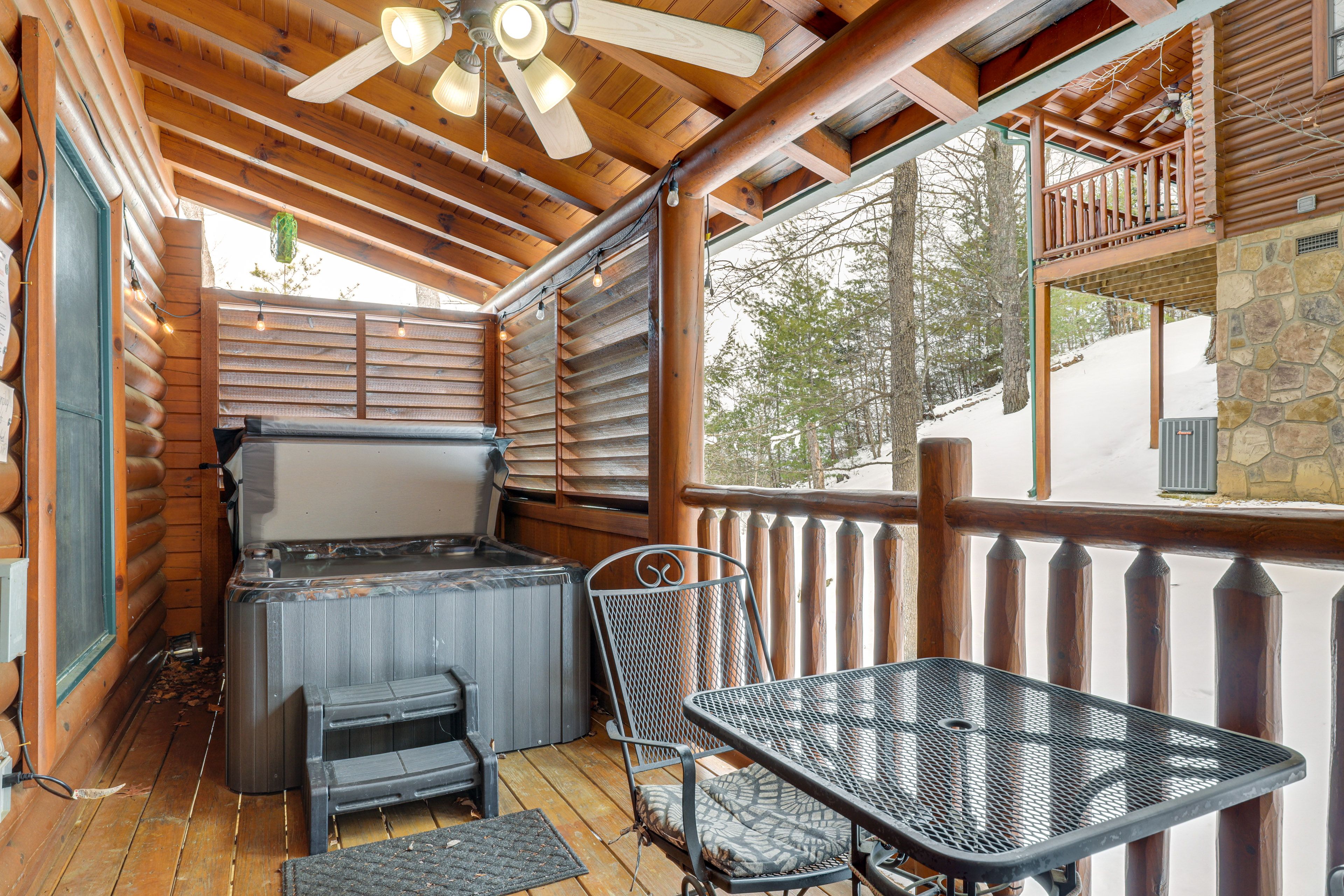 Back Deck | Private Hot Tub