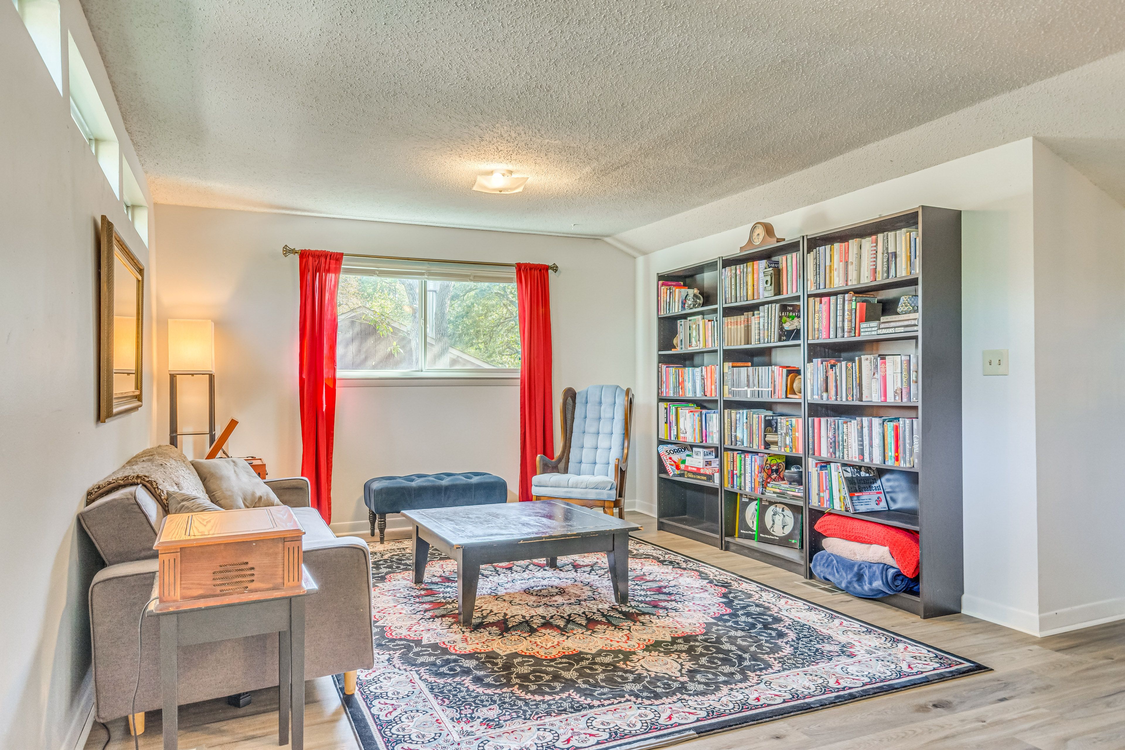 Loft | Full Sleeper Sofa | Library | Board Games | Record Player