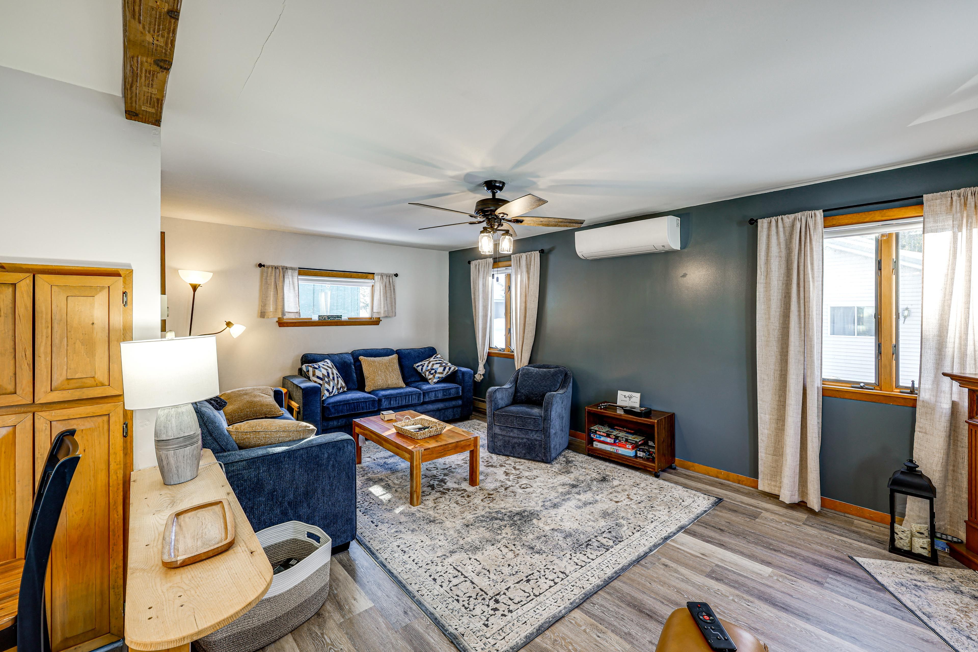 Living Area | Queen Sleeper Sofa | Board Games