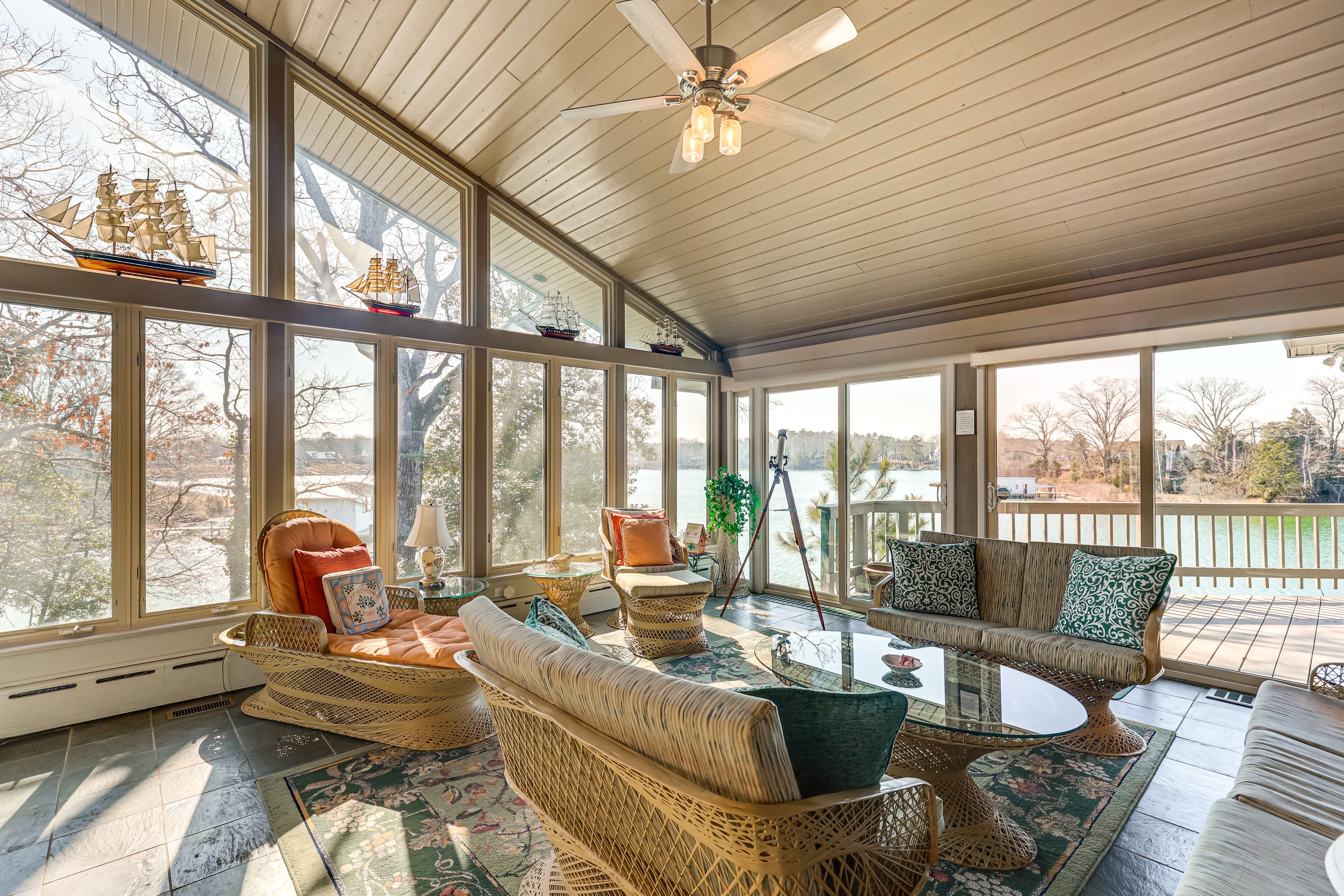 All Season Sunroom | Water Views | 1st Floor