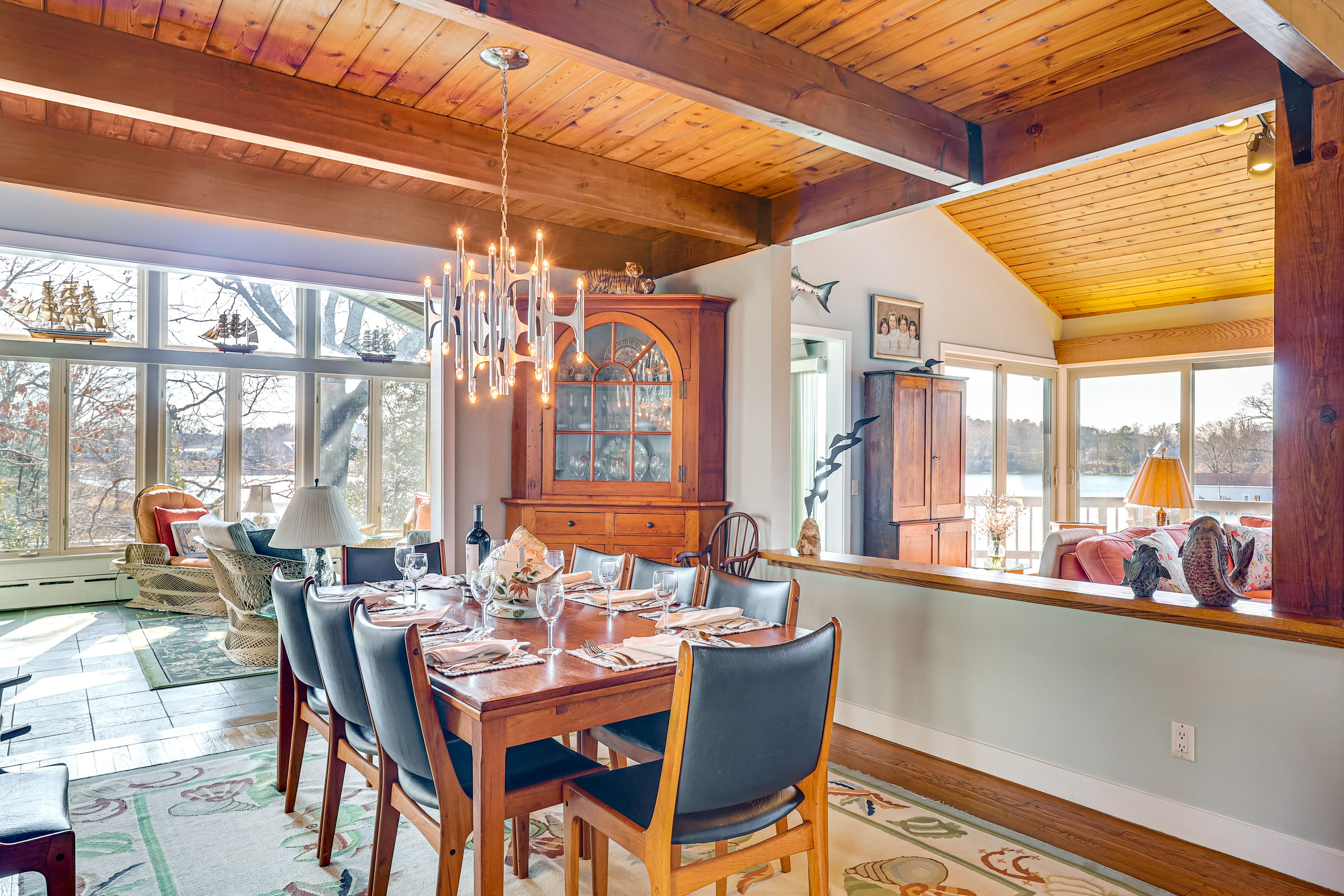 Dining Area | 1st Floor Water Views