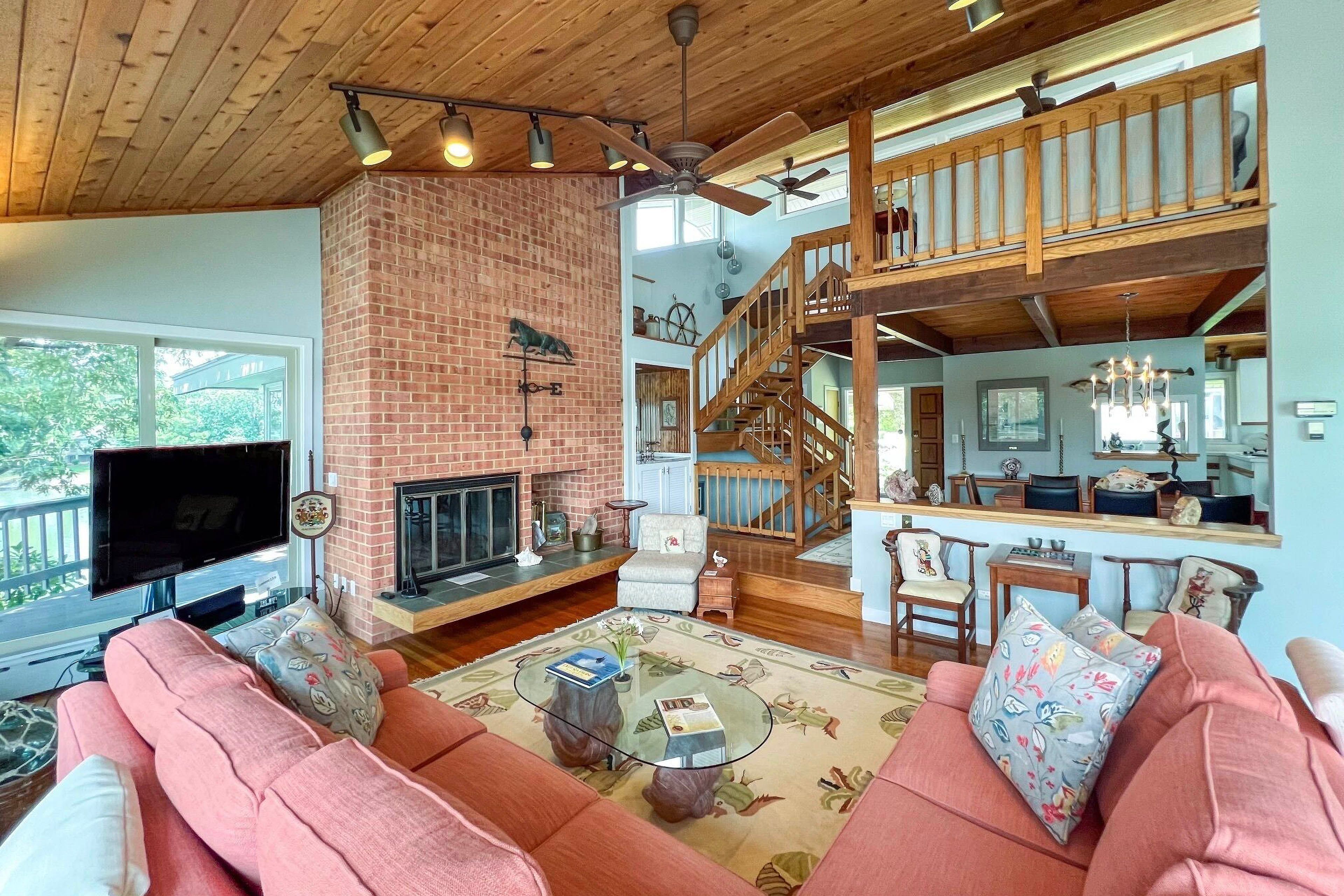 Cozy Living Room | With Fireplace 1st Floor