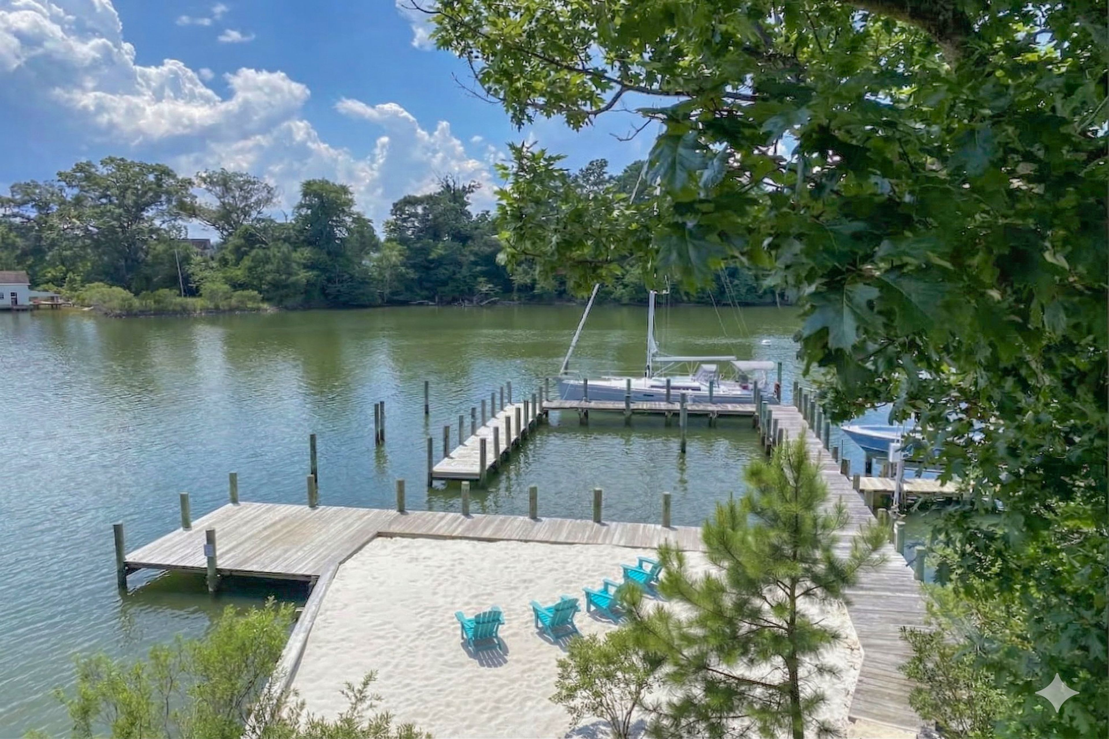 Private Beach | Dock and Boat Slips