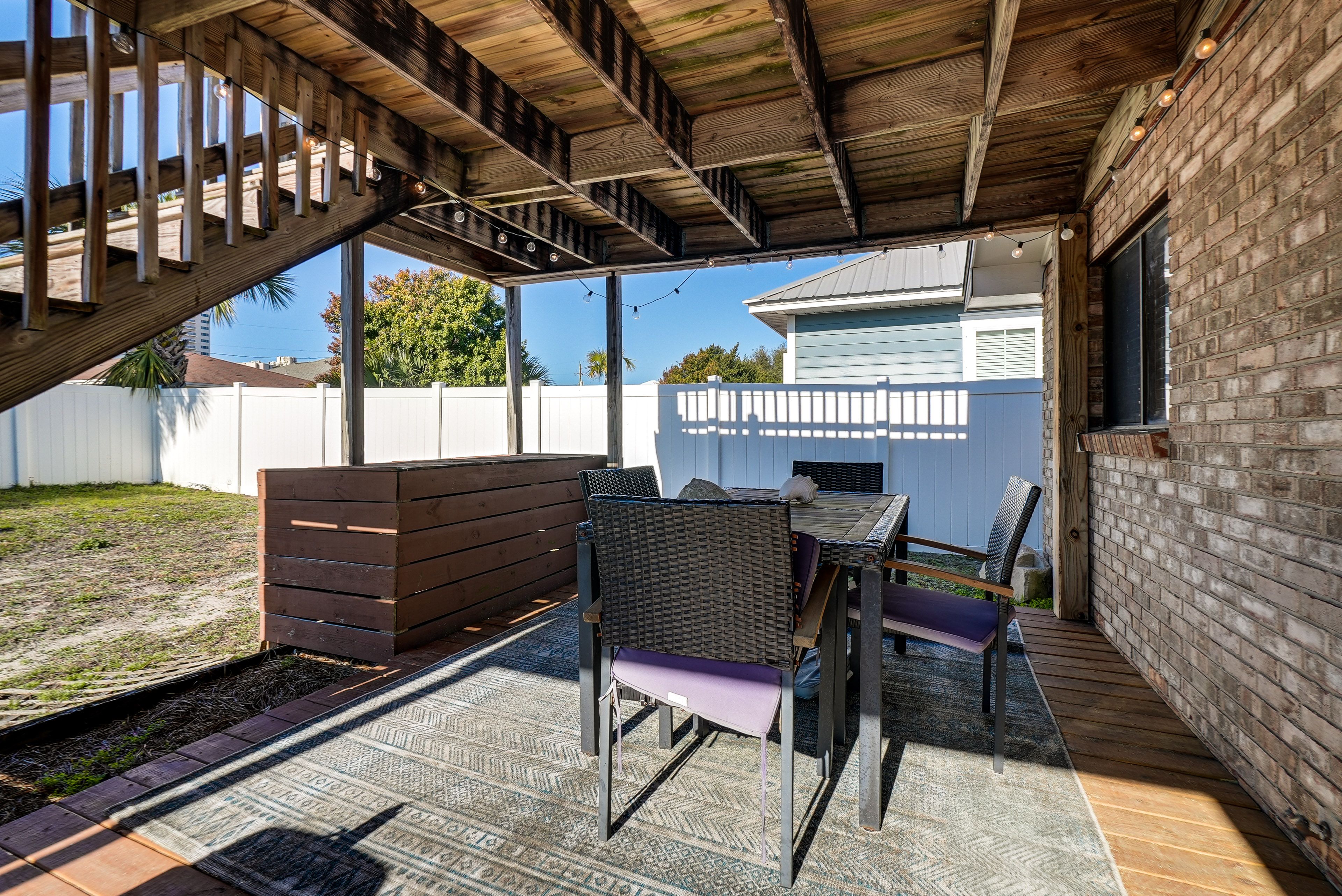 Private Backyard Area