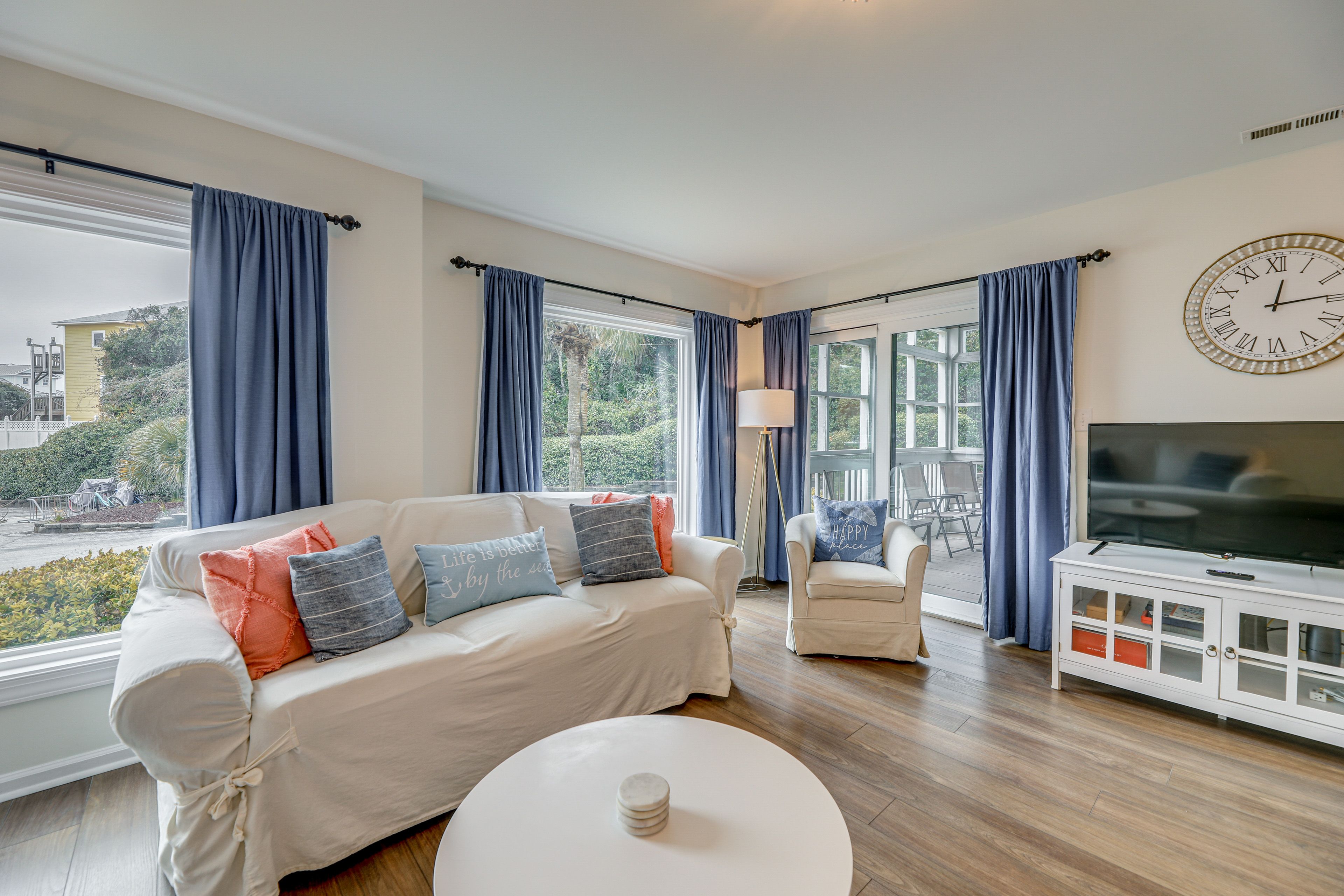 Emerald Isle Vacation Rental | 3BR | 2BA | Steps Required | 1,180 Sq Ft