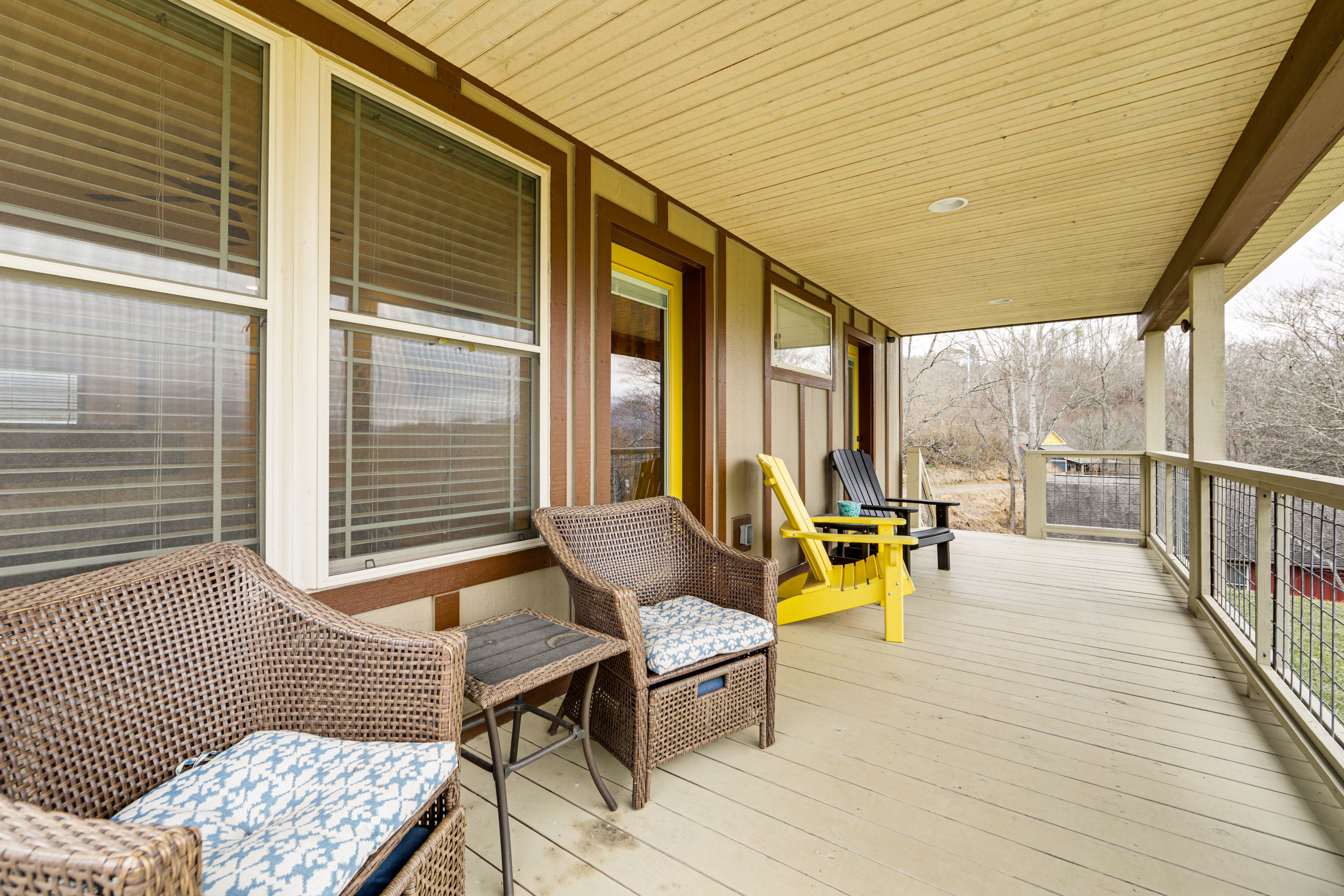 Covered Deck | Seating | Mountain Views