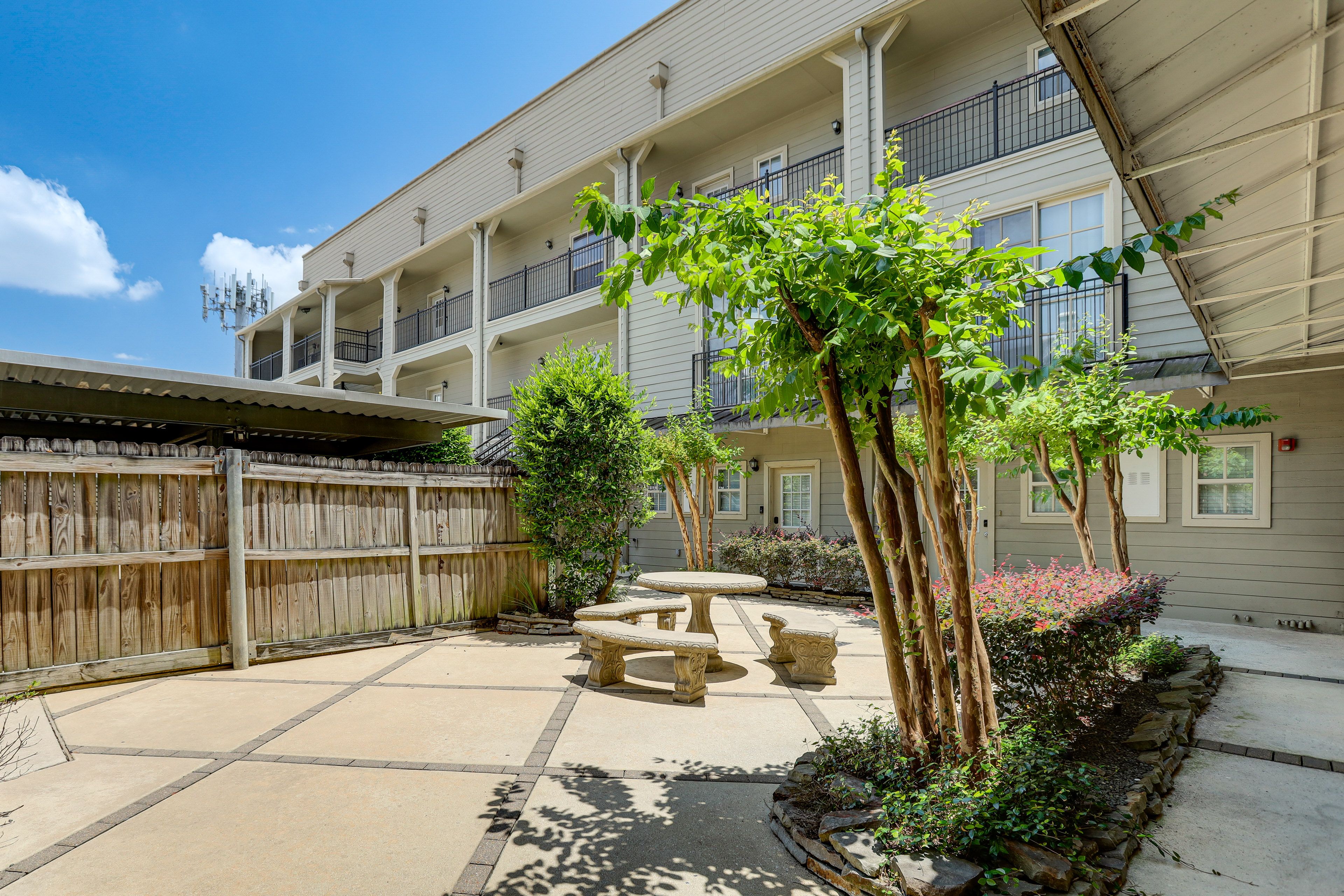 Complex Courtyard