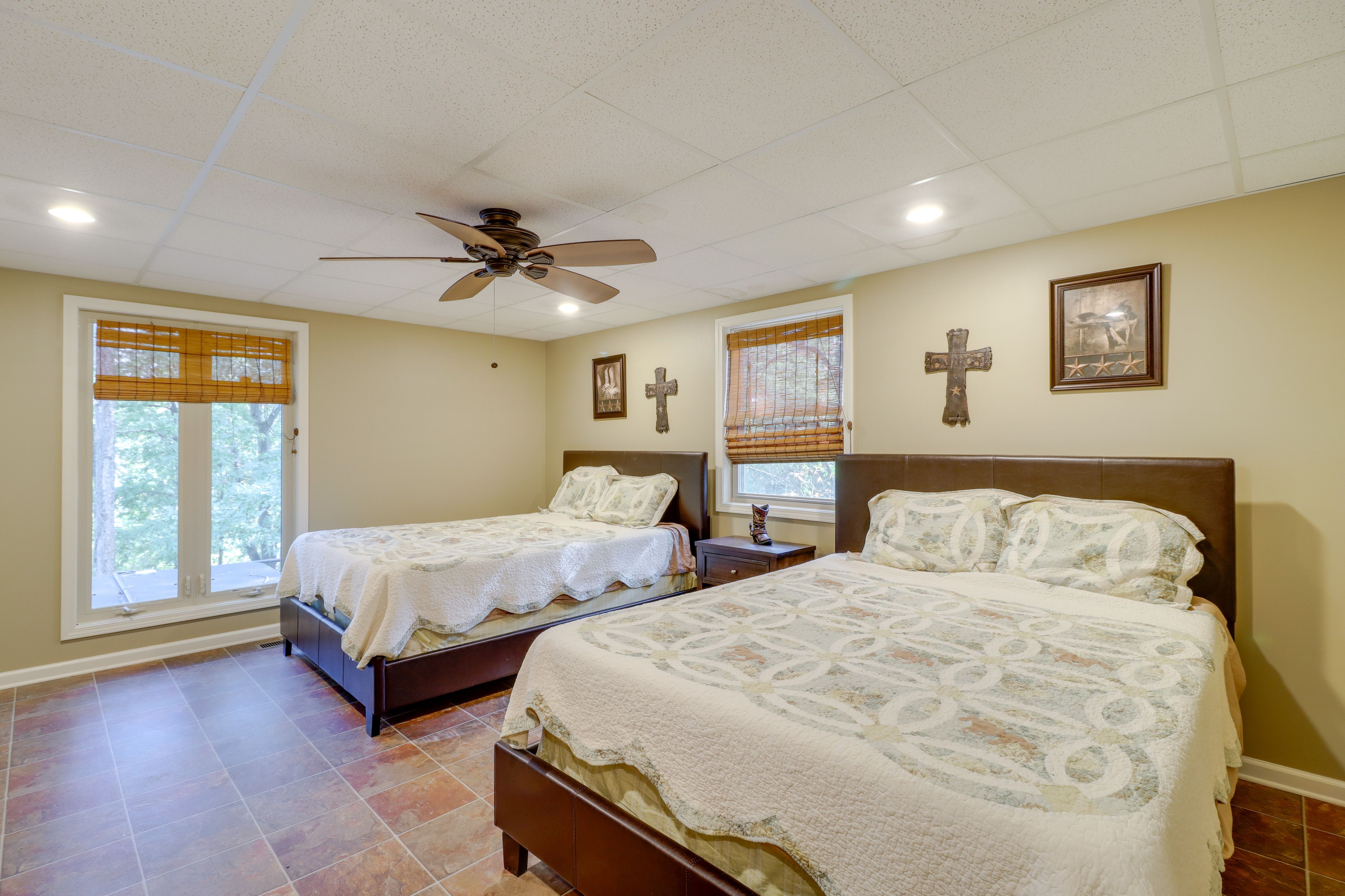 Bedroom 5 | 2 Queen Beds | Basement