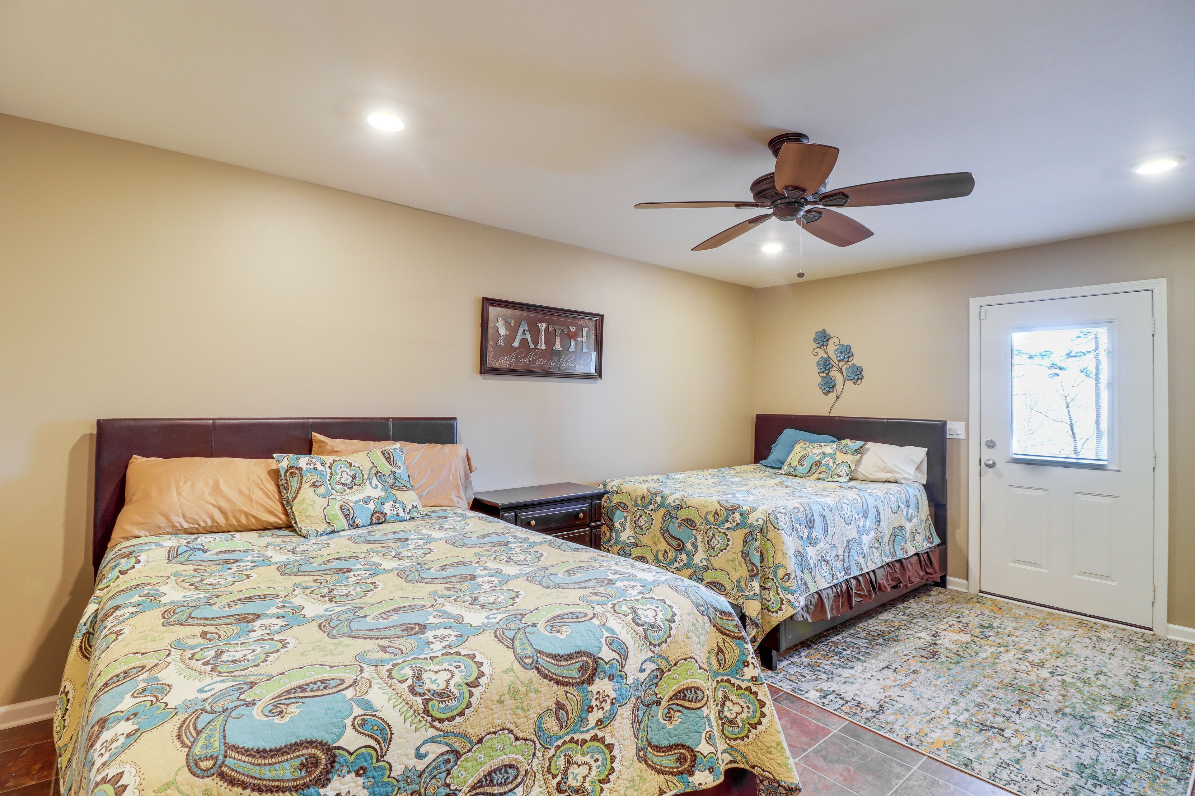 Bedroom 6 | 2 Queen Beds | Basement