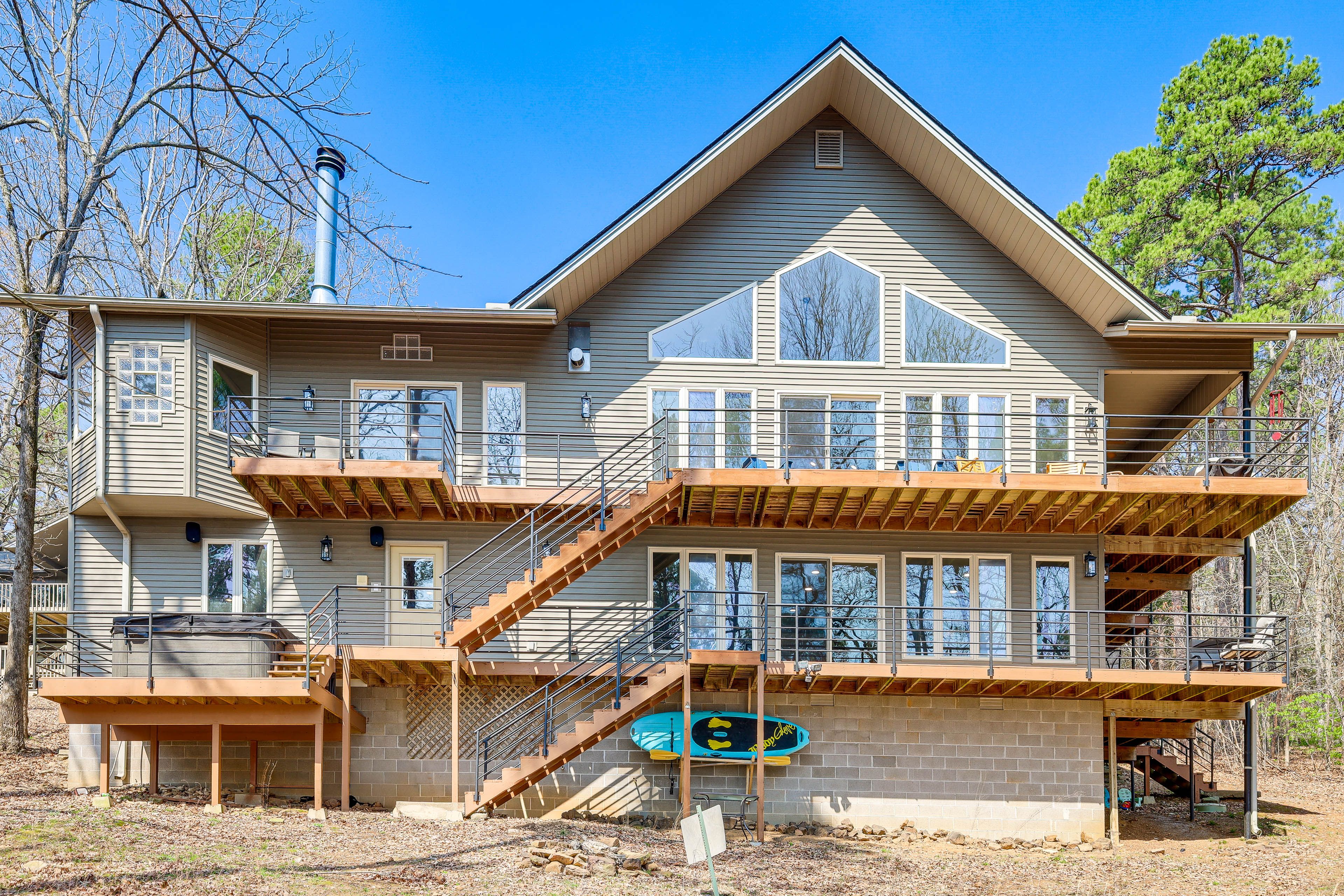 Home Exterior | Multiple Decks | Lake Access