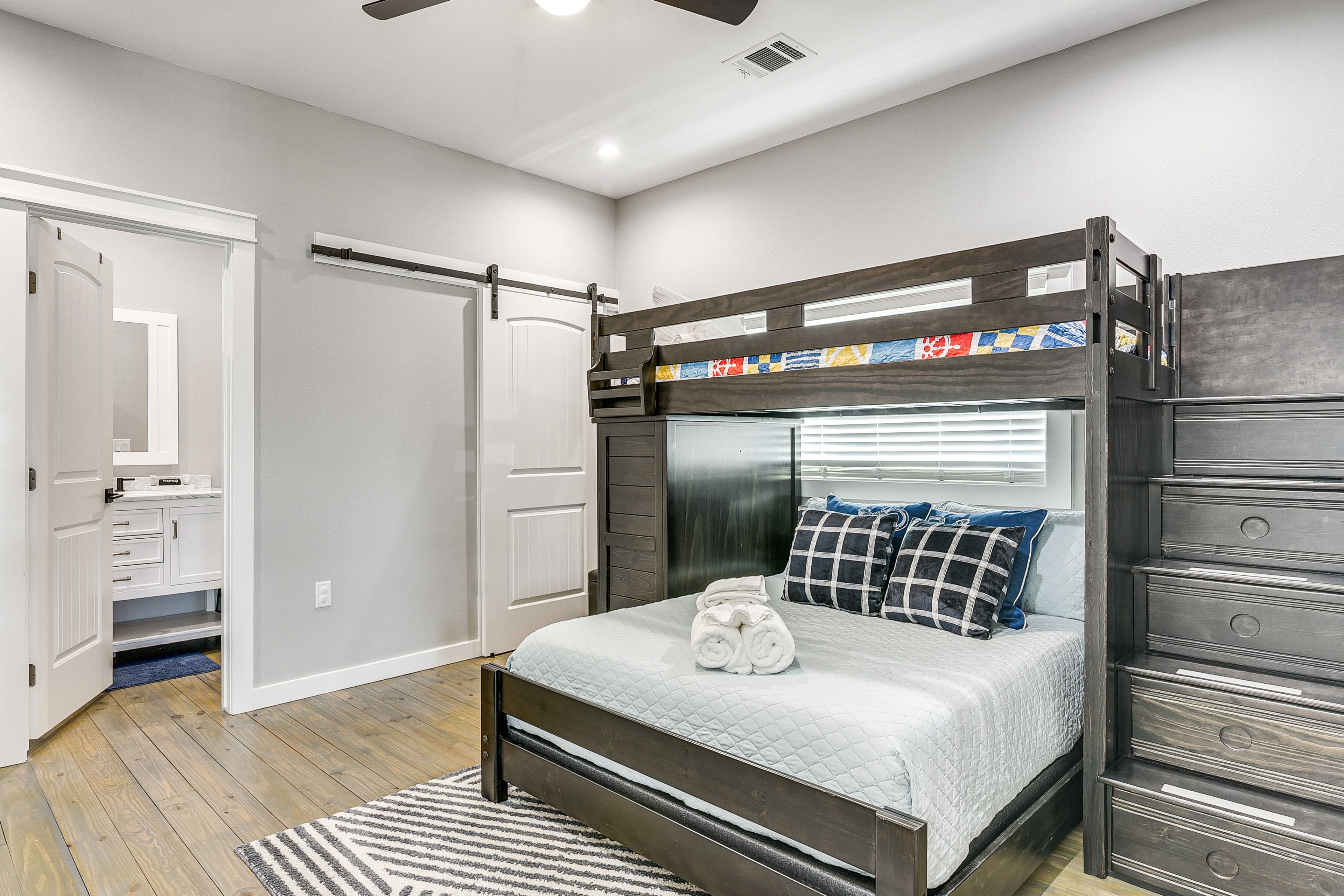 Bedroom 2 | Full Bed | Lofted Twin Bed | Main Floor