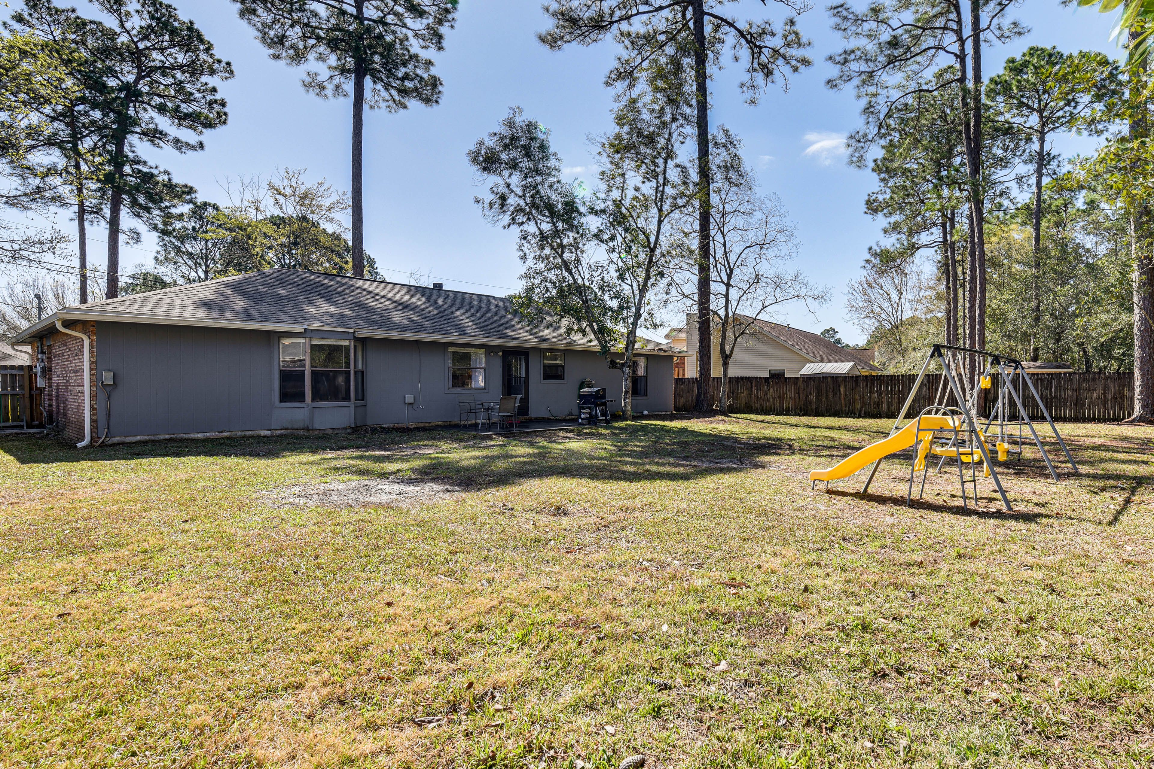 Private Backyard Area