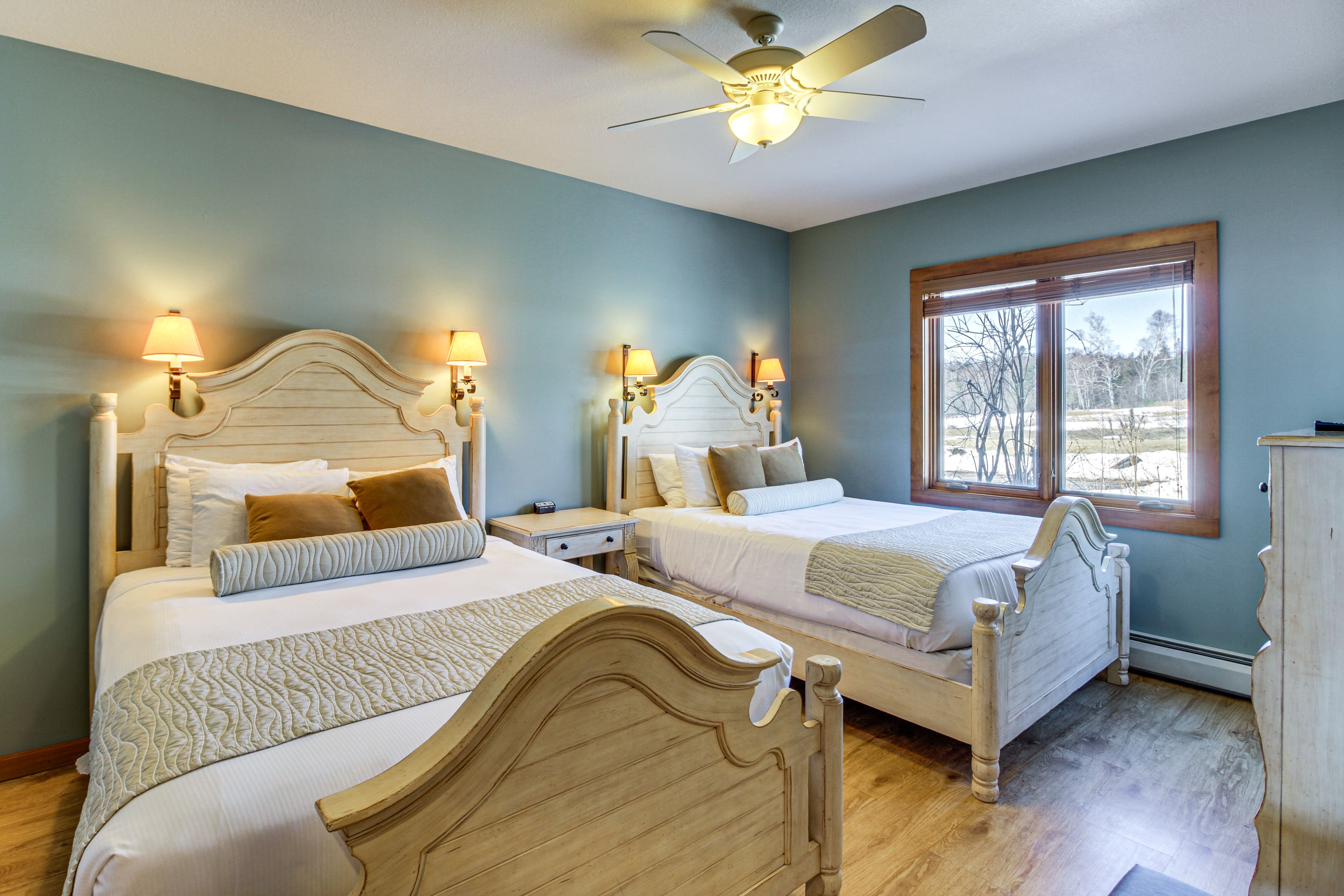 Bedroom 3 | 2 Queen Beds | 1st Floor