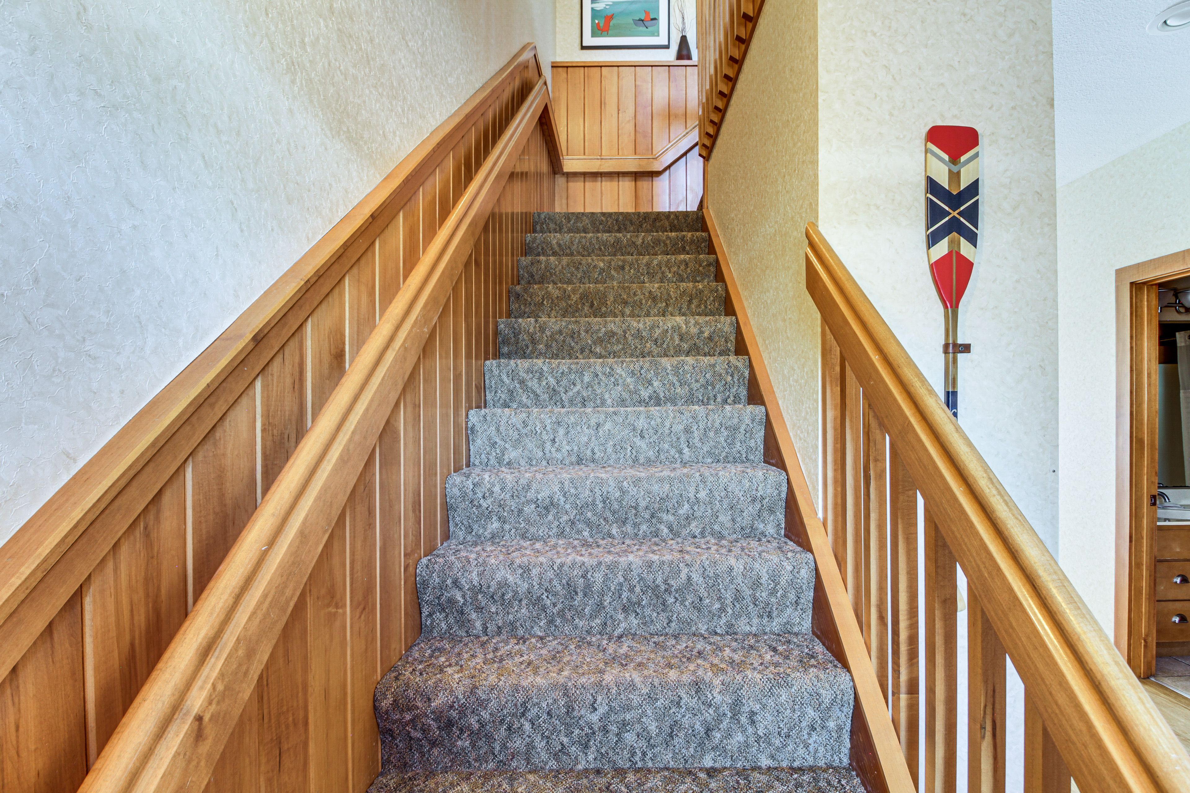 Stairs to Access 2nd Floor