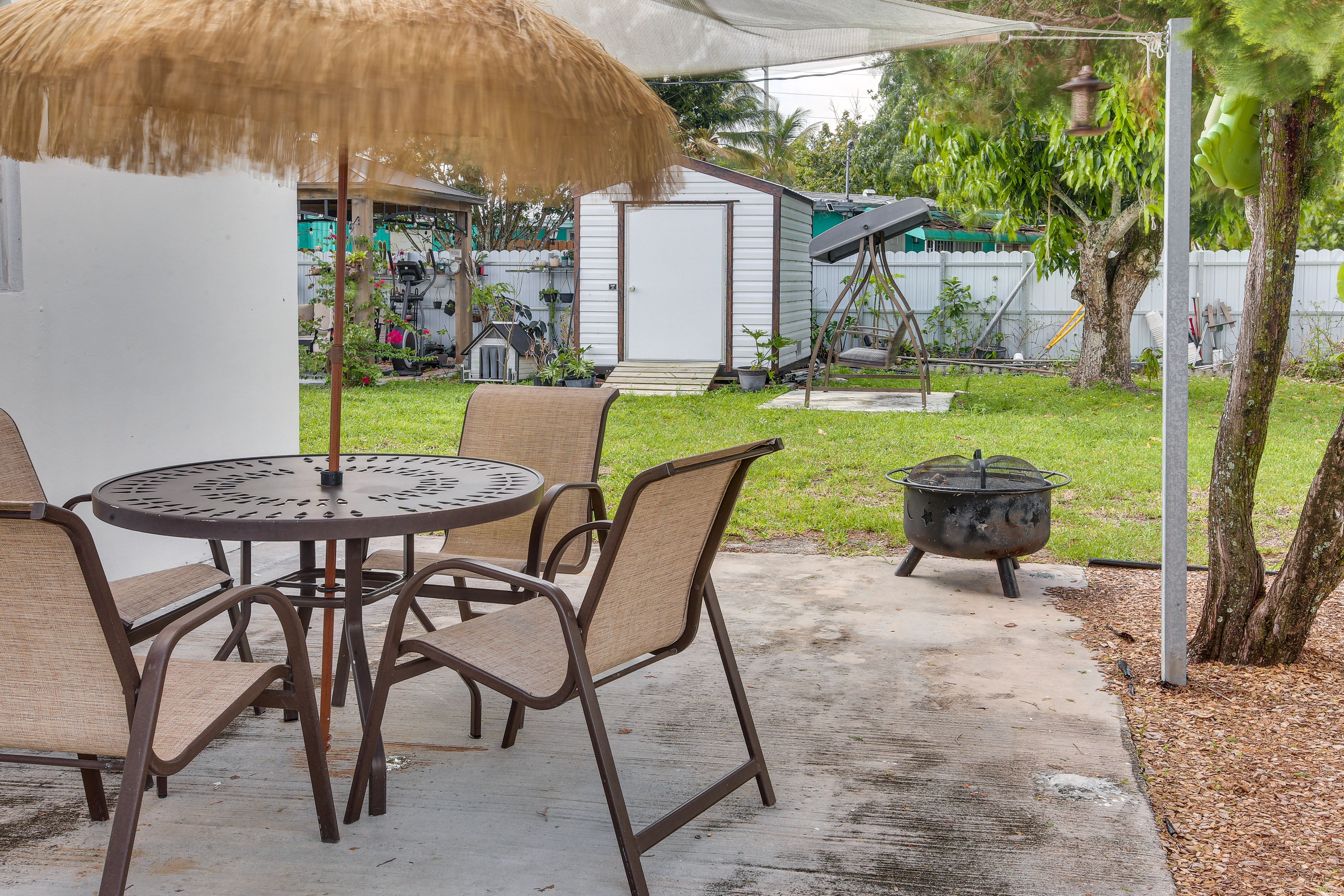 Private Yard | Patio w/ Dining Table | Pergola w/ Seating | Gas Grill