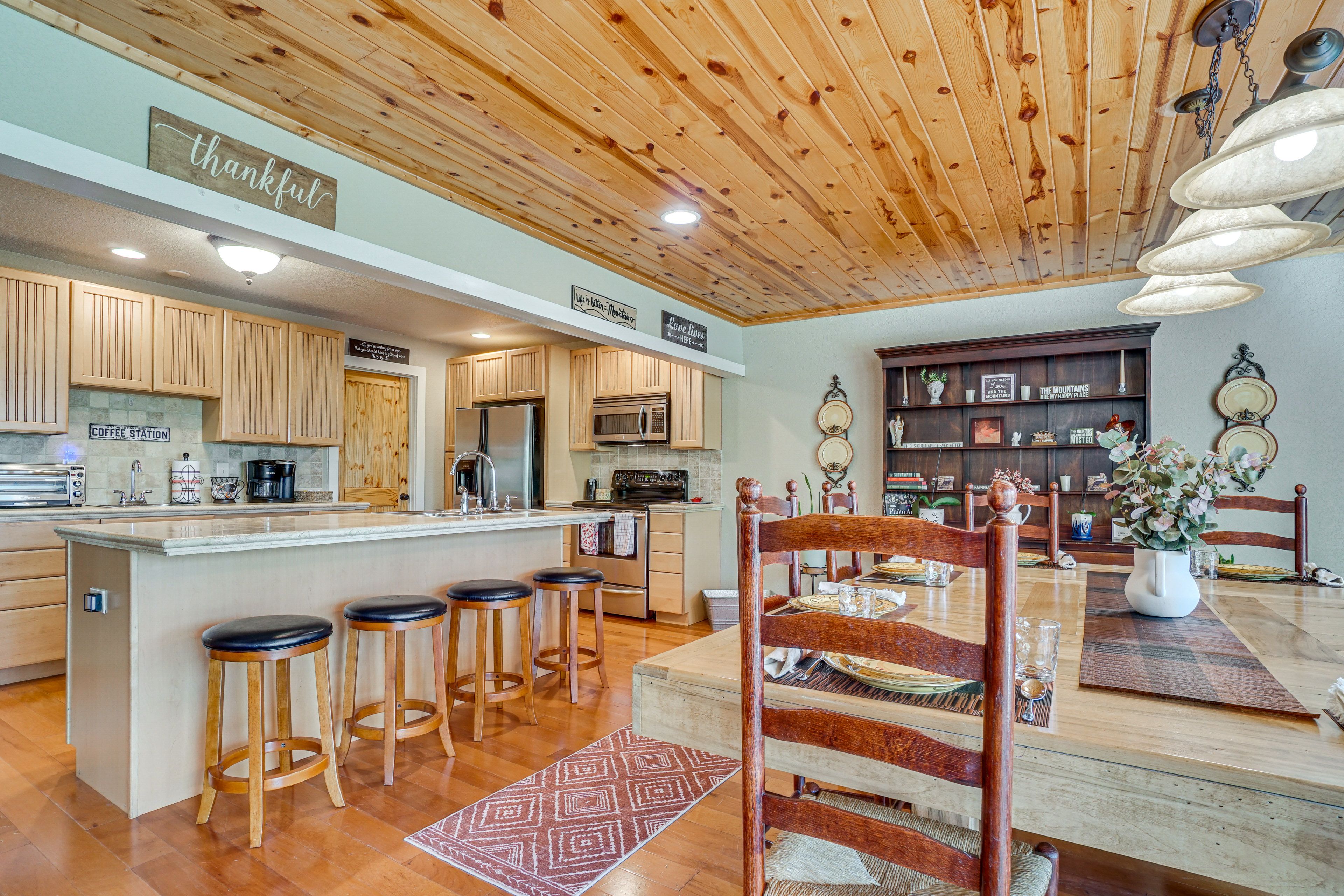 Property Interior | 2-Story Home | Free WiFi | Central A/C & Heating