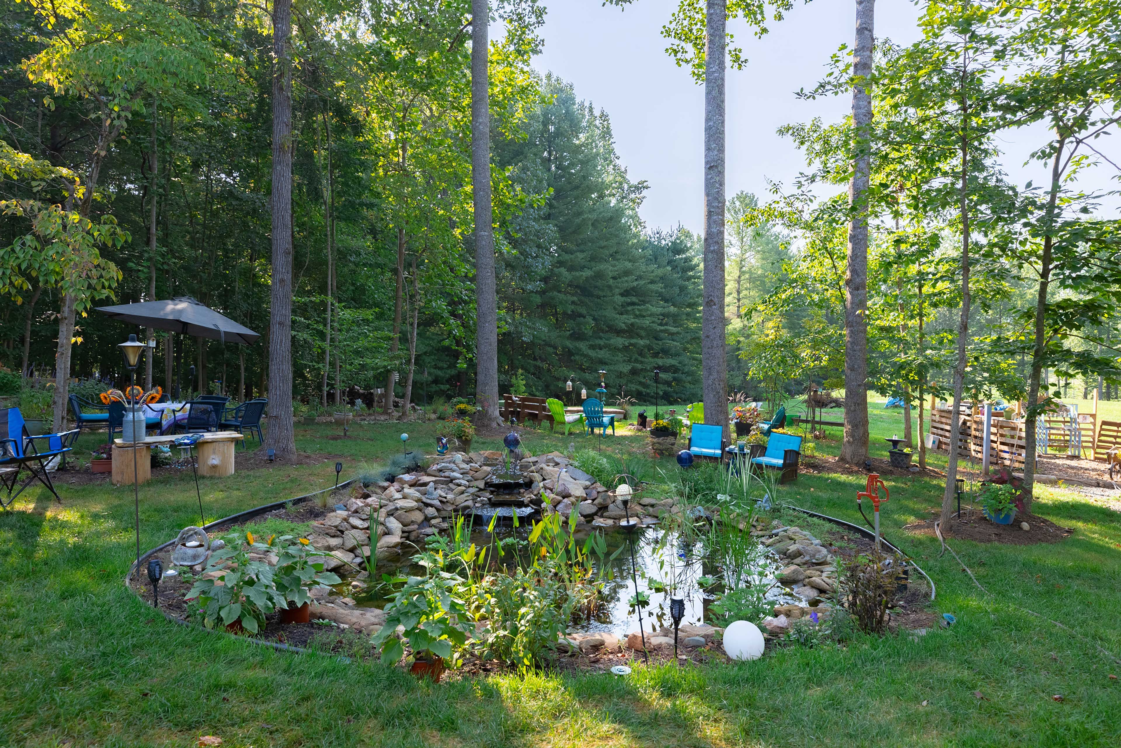 Spacious Yard | Fire Pit | Small Pond