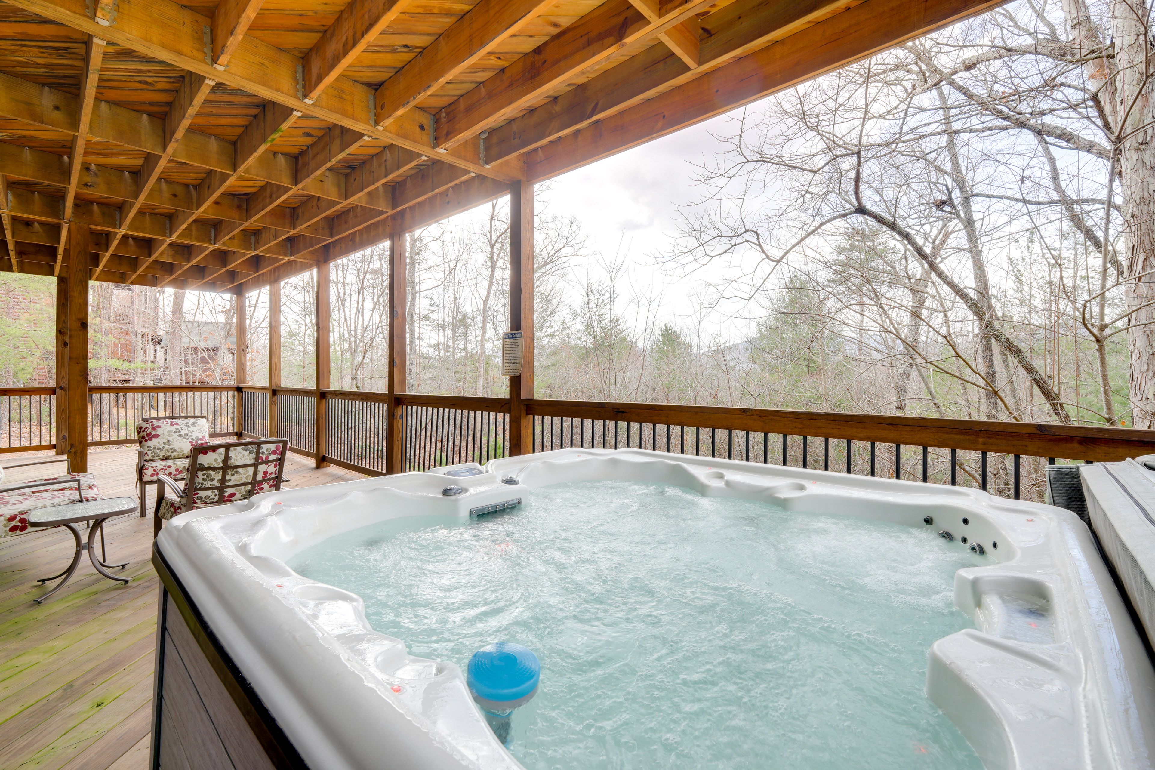 Lower Deck | Private Hot Tub