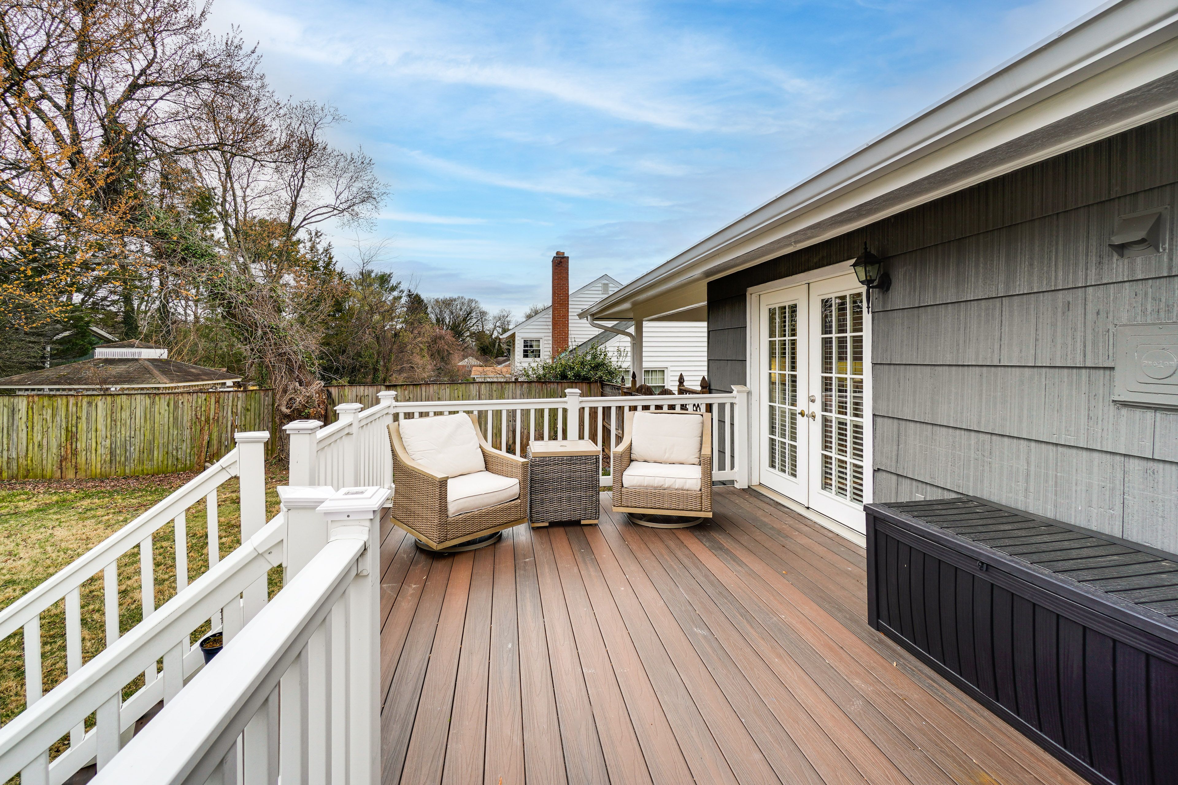 Deck + Patio w/ Seating