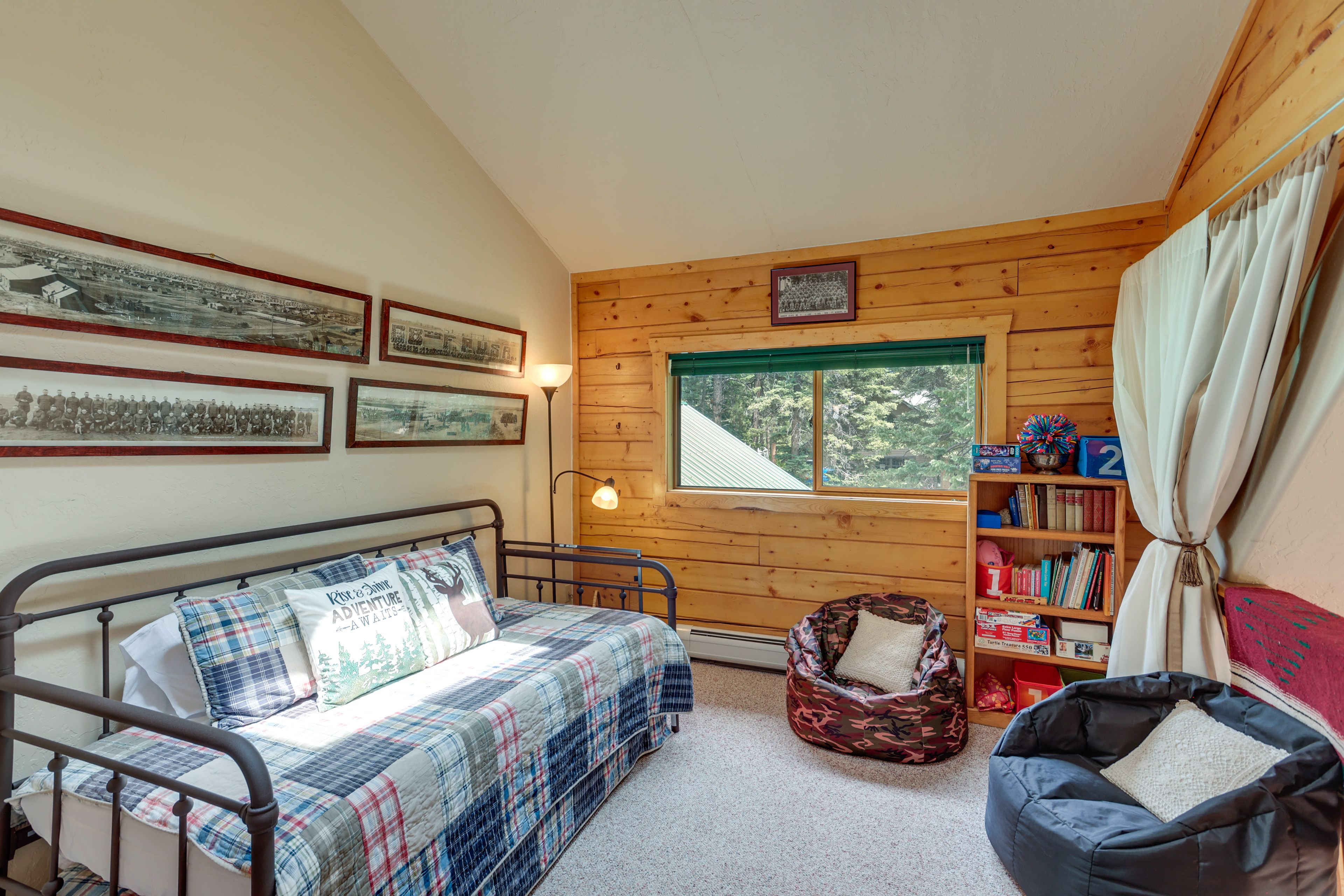 Loft | Twin Daybed w/ Twin Trundle | Books & Games | Privacy Curtain | 2nd Floor
