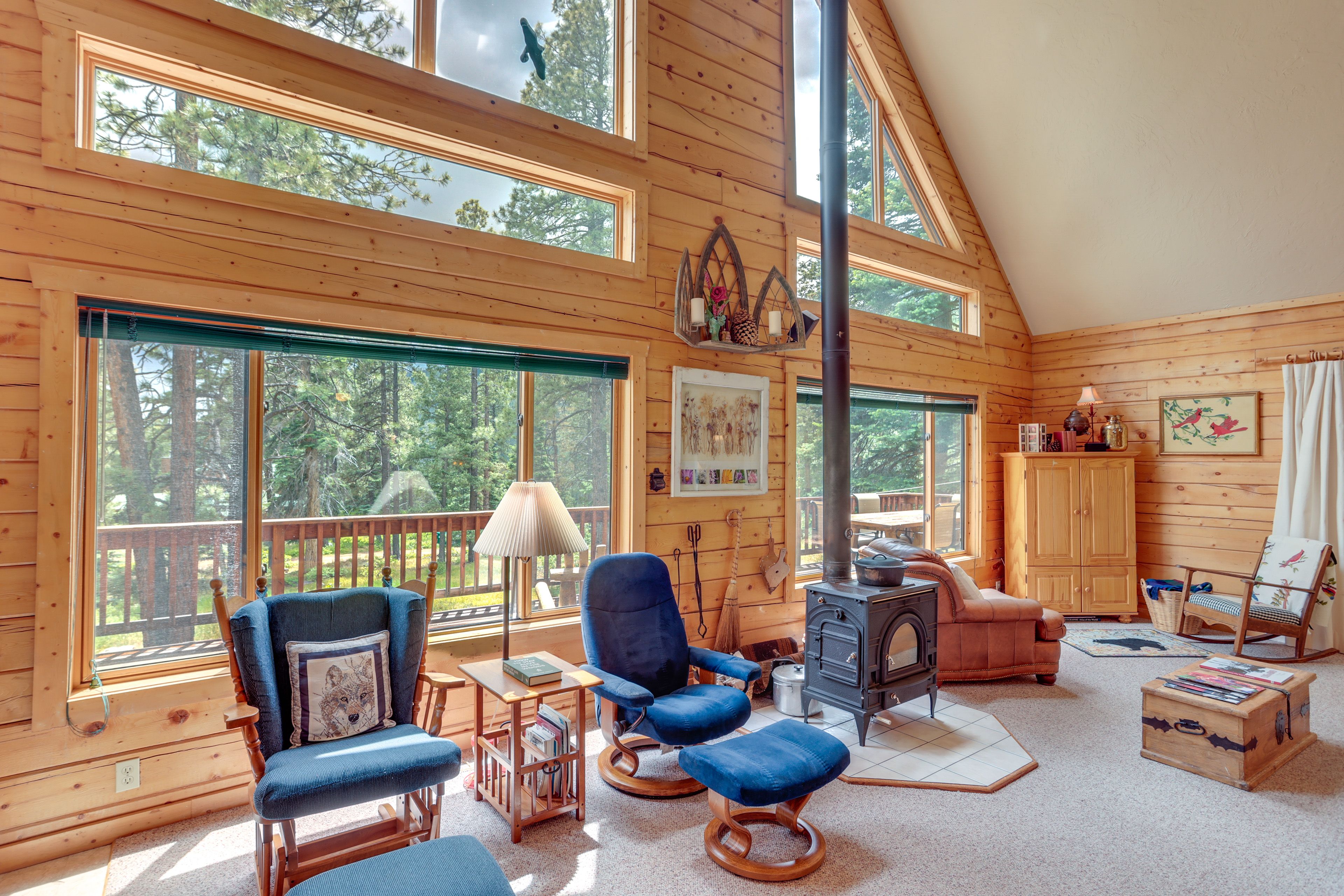 Living Room | Wood-Burning Stove | 1st Floor