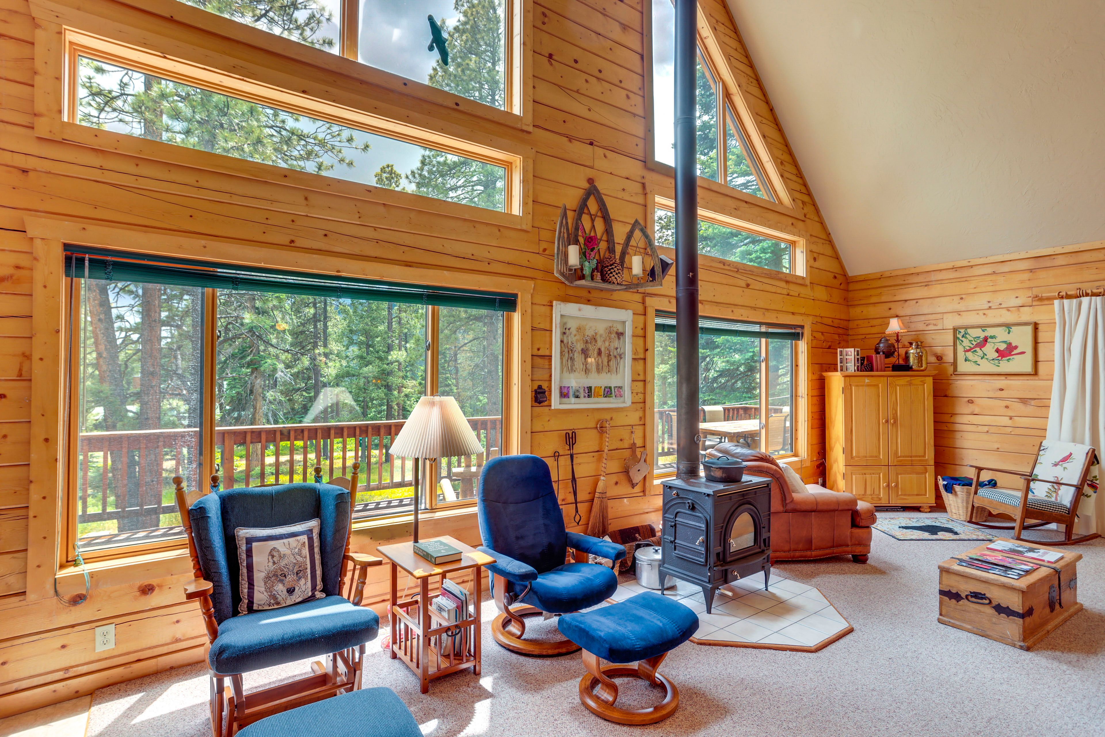 Living Room | Wood-Burning Stove | 1st Floor