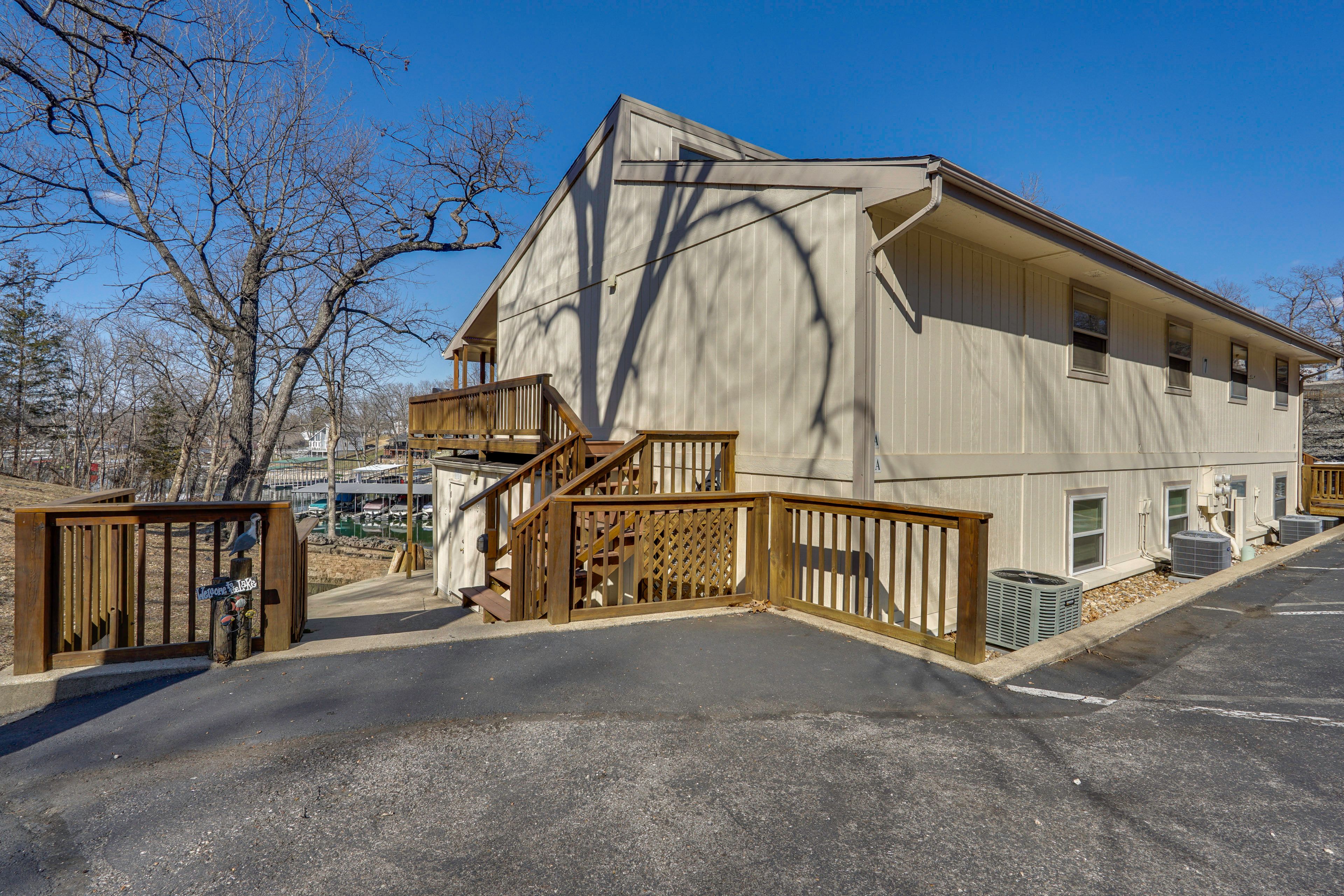 Condo Exterior | Upper-Level Unit