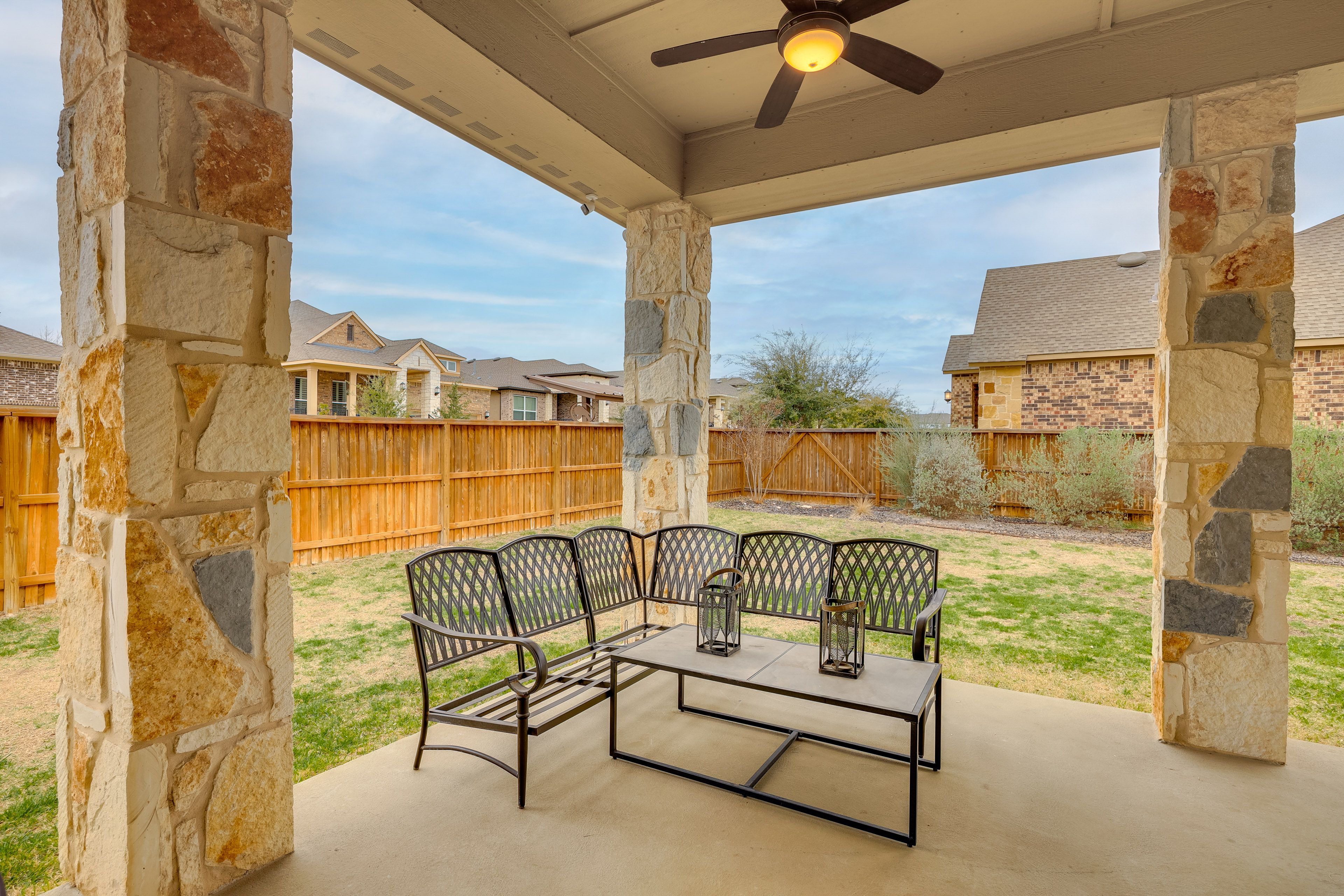 Covered Patio | Fenced-In Yard