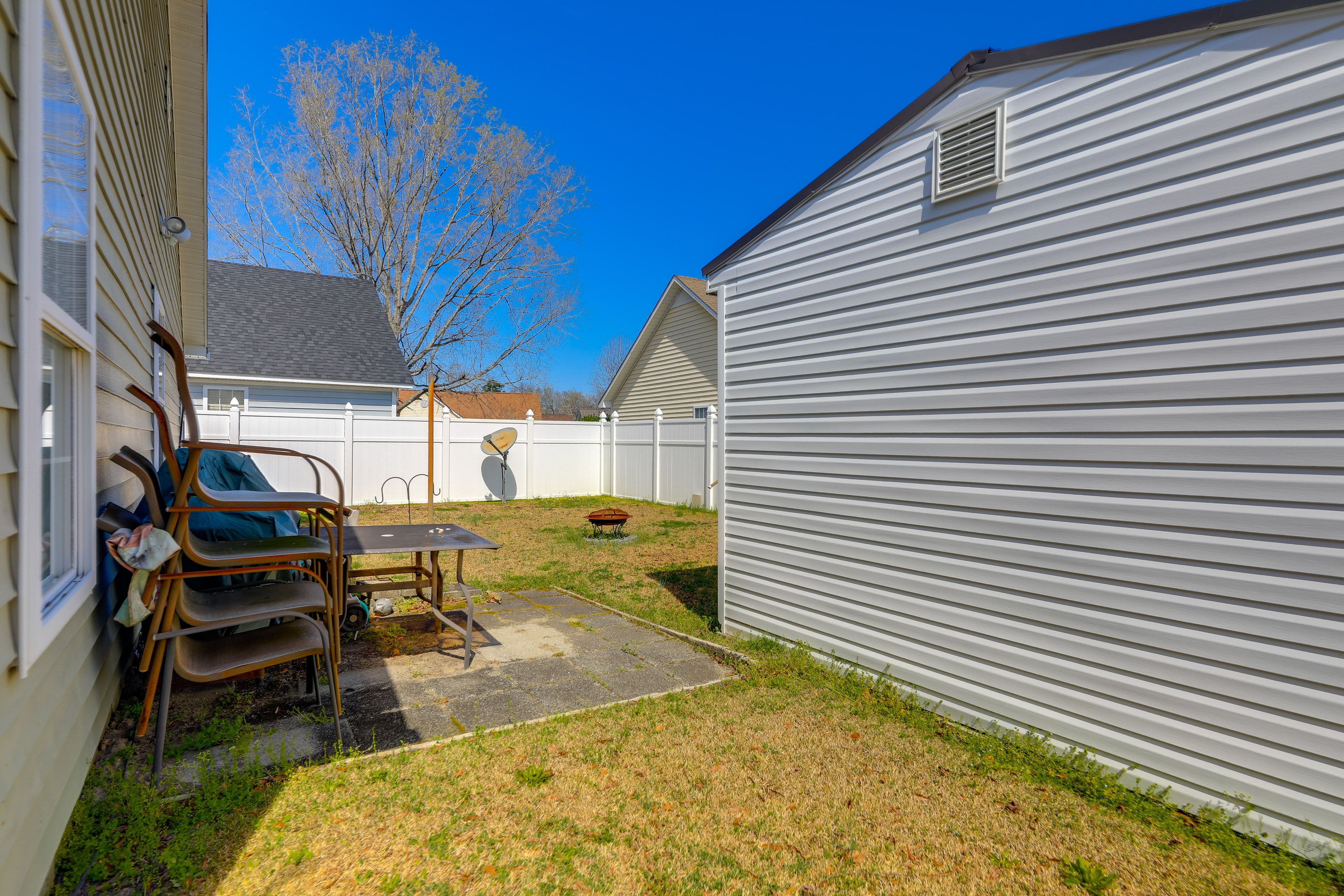 Fenced Backyard