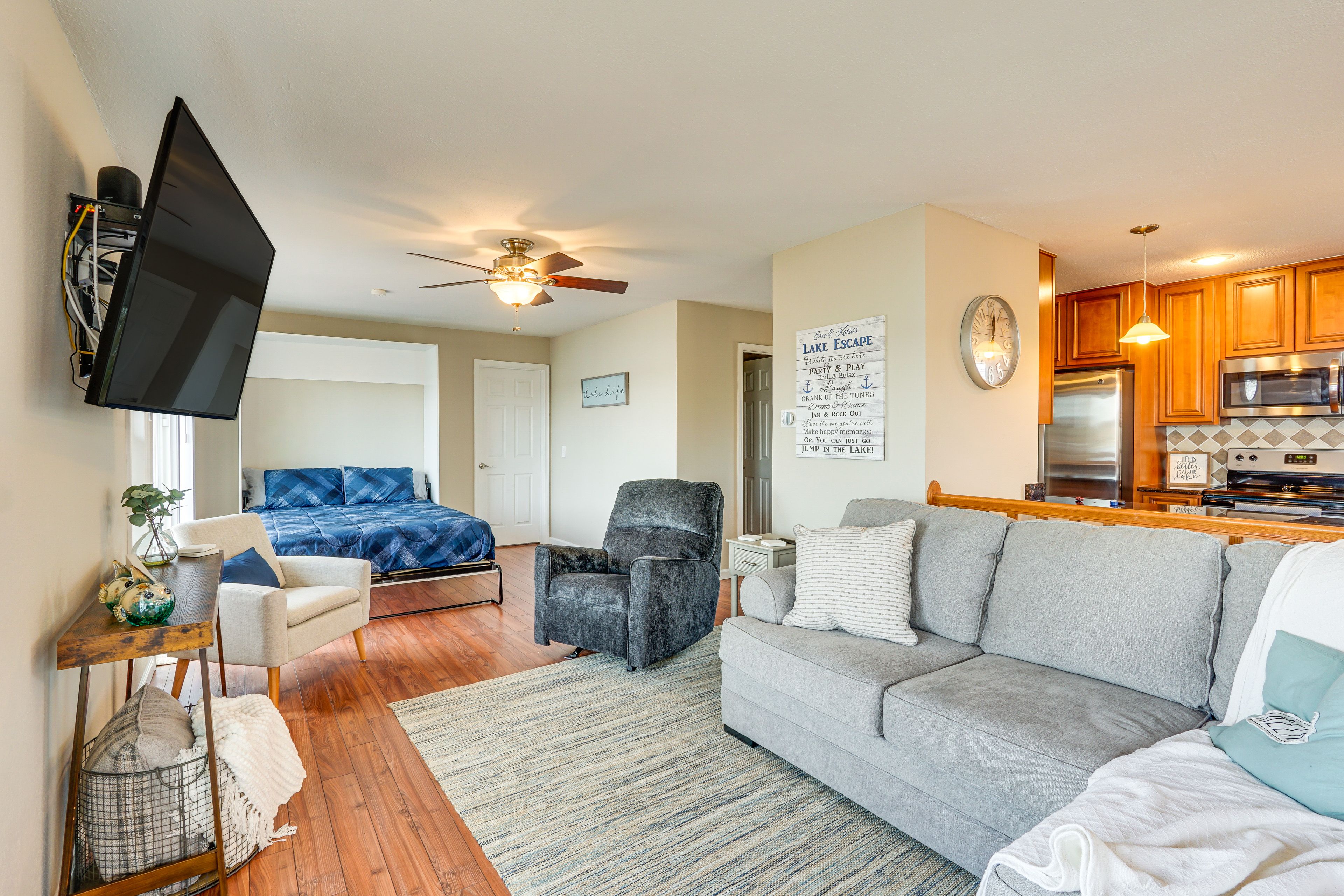 Living Room | Main Level | Queen Murphy Bed