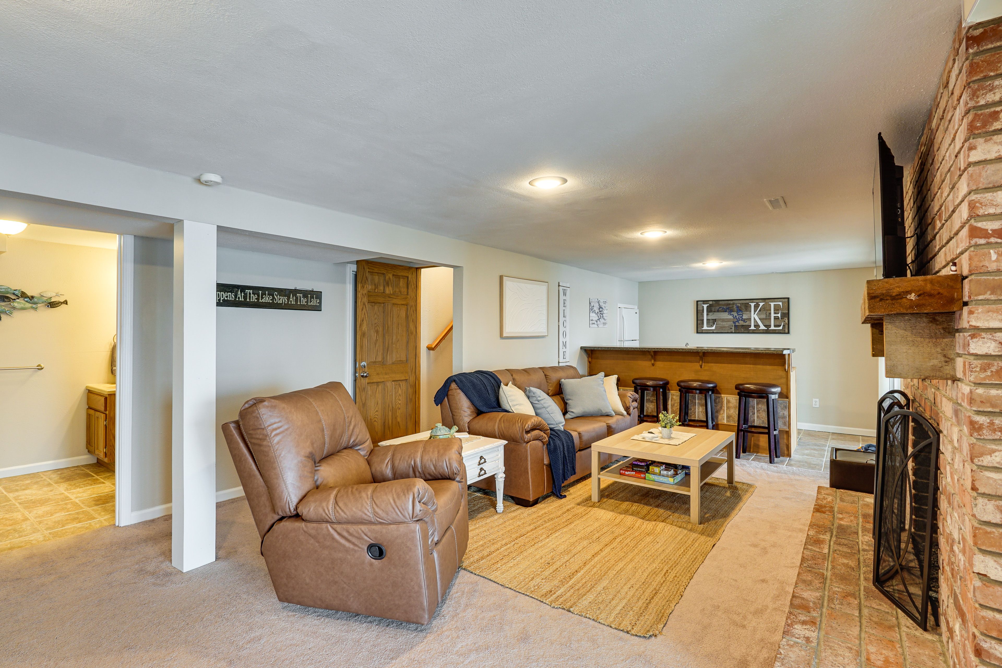 Kitchenette w/ Bar Area | Lower Level