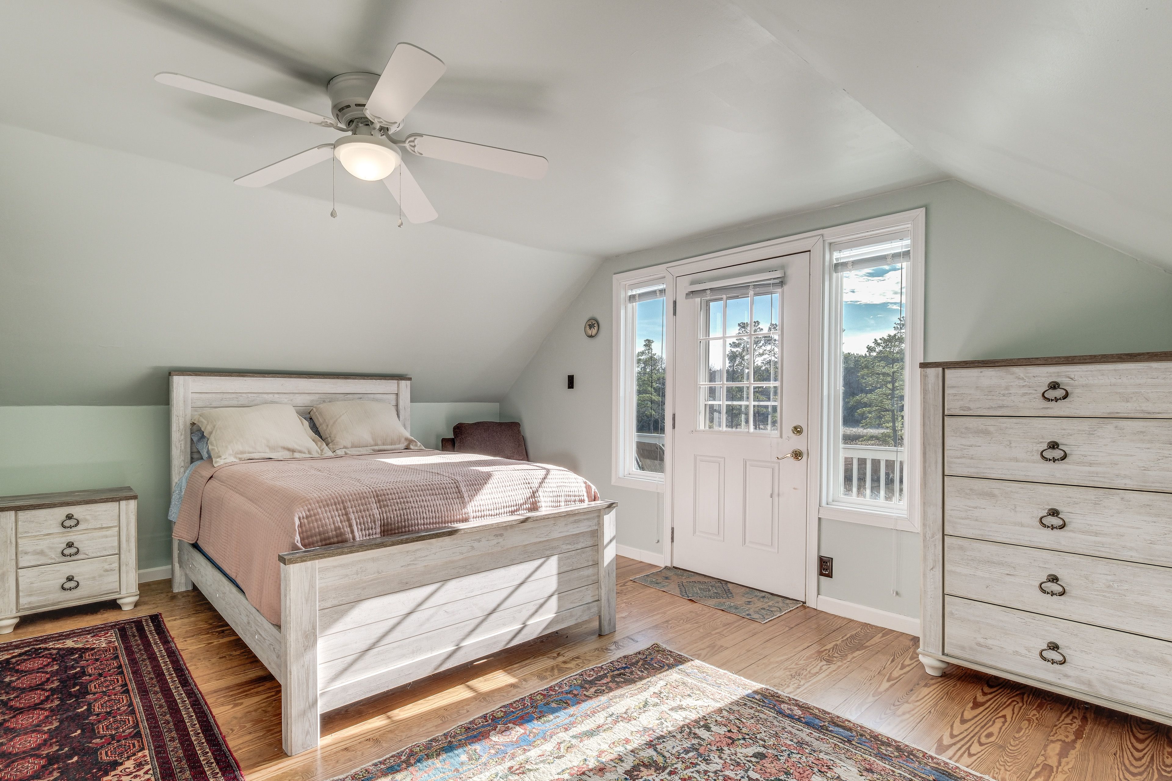 Bedroom 1 | Queen Bed | Balcony Access | 2nd Floor