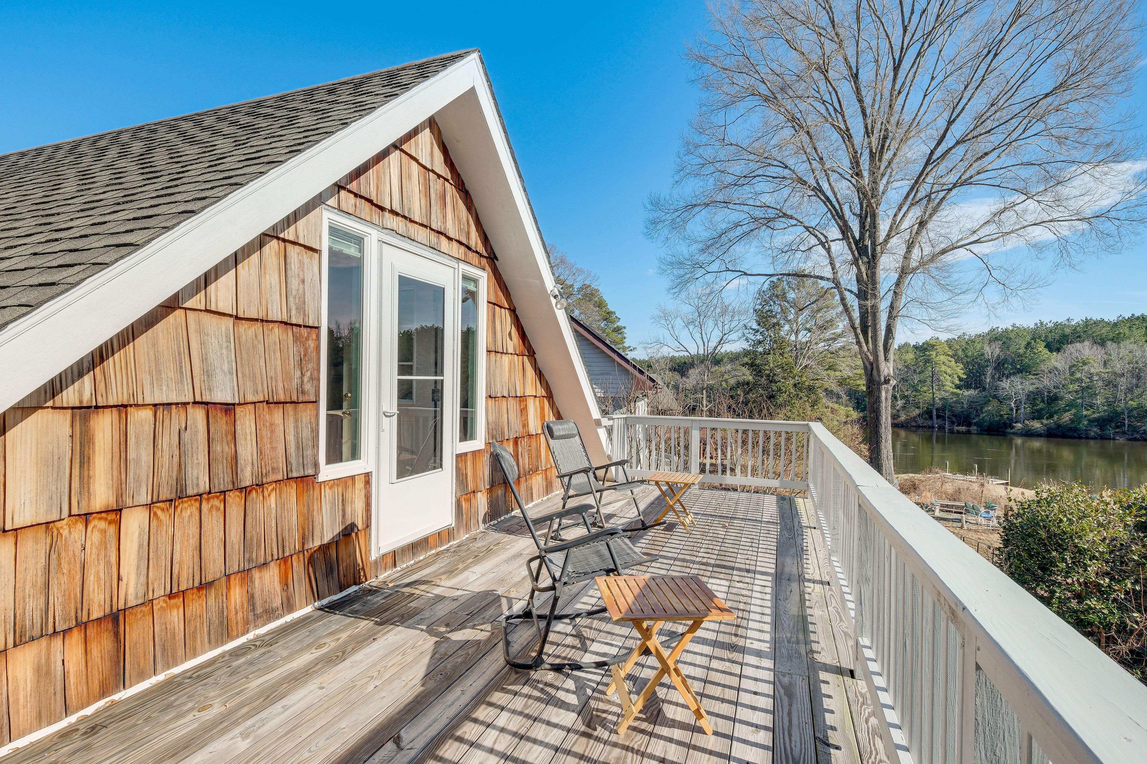 Balcony w/ Seating | River Views