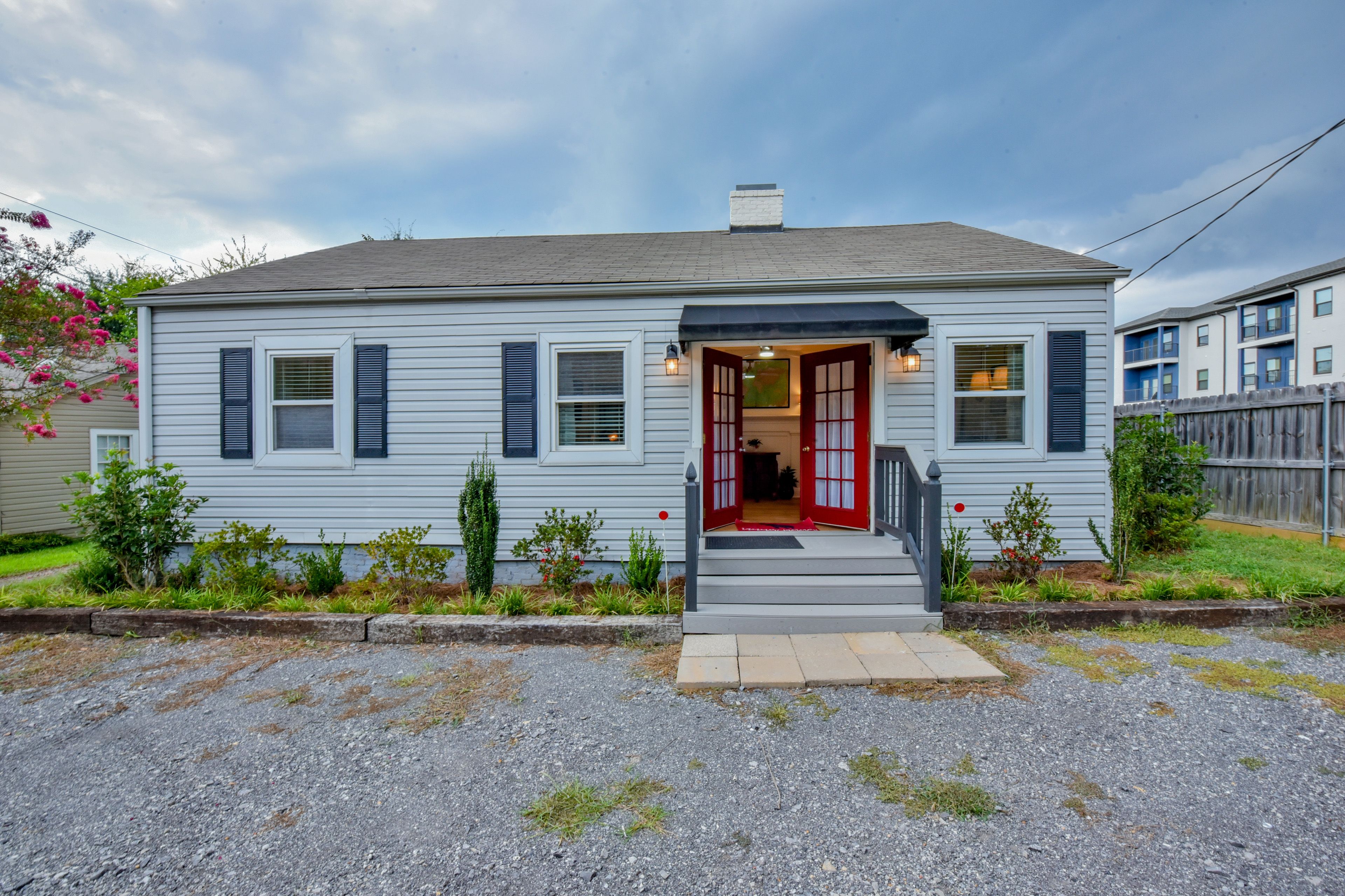 Exterior | Single-Story House | Walking Distance to Restaurants & Shops