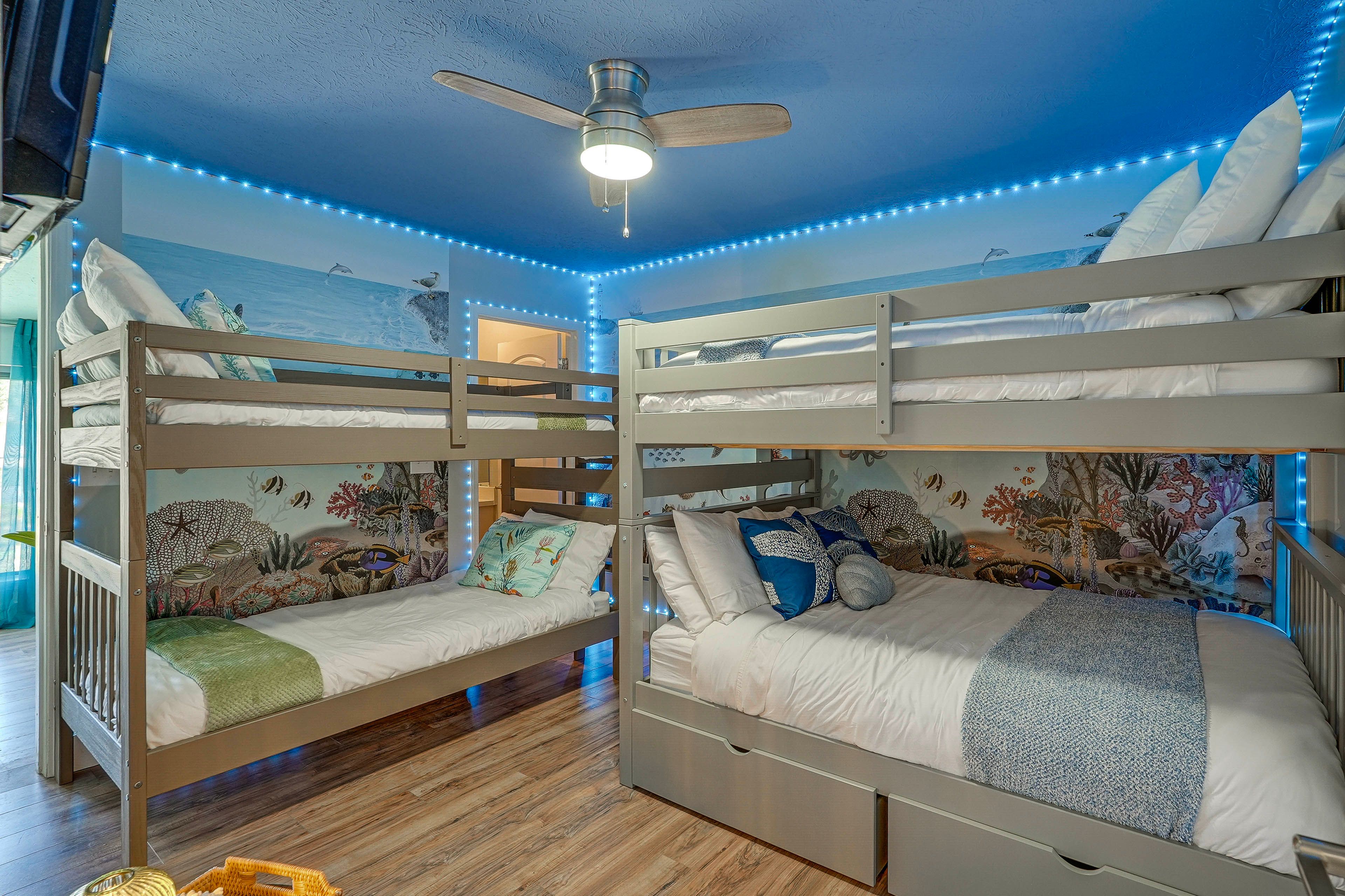Bedroom 2 | Twin Bunk Bed | Full Bunk Bed | 2nd Floor
