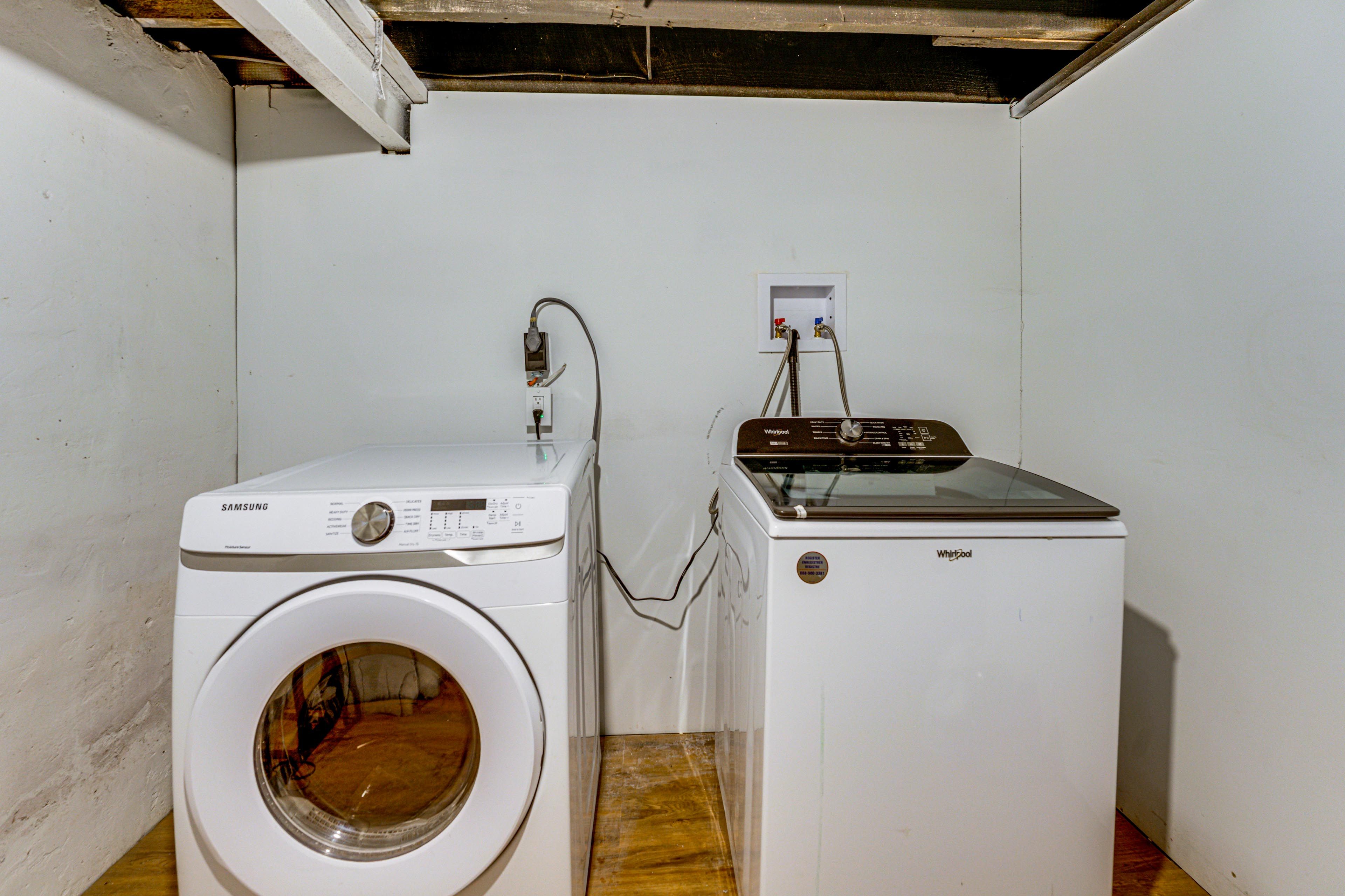 Laundry | Bottom of Basement Stairs