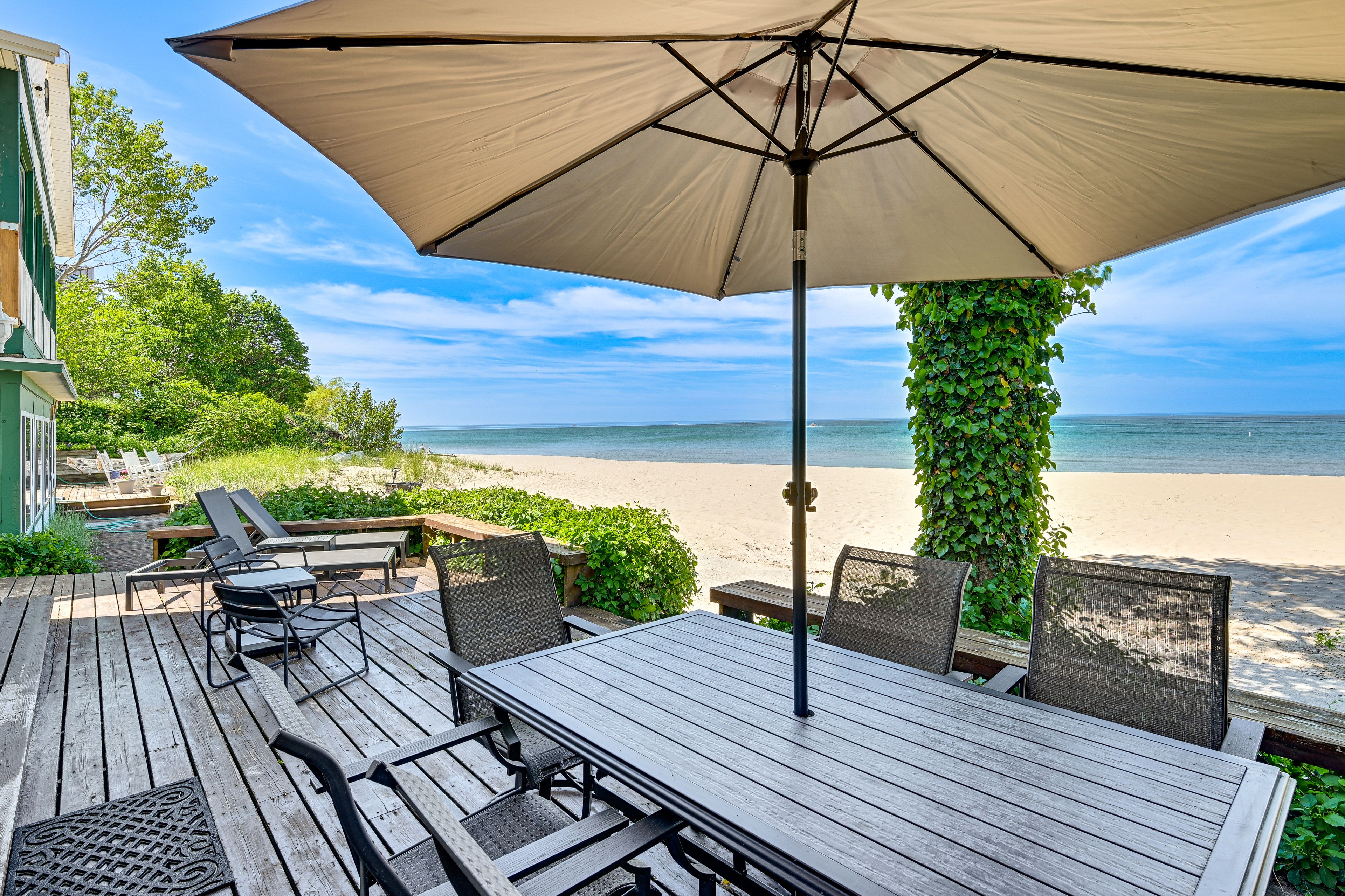 Macatawa Vacation Rental | 4BR | 3.5BA | 2,700 Sq Ft | 2 Steps to Enter