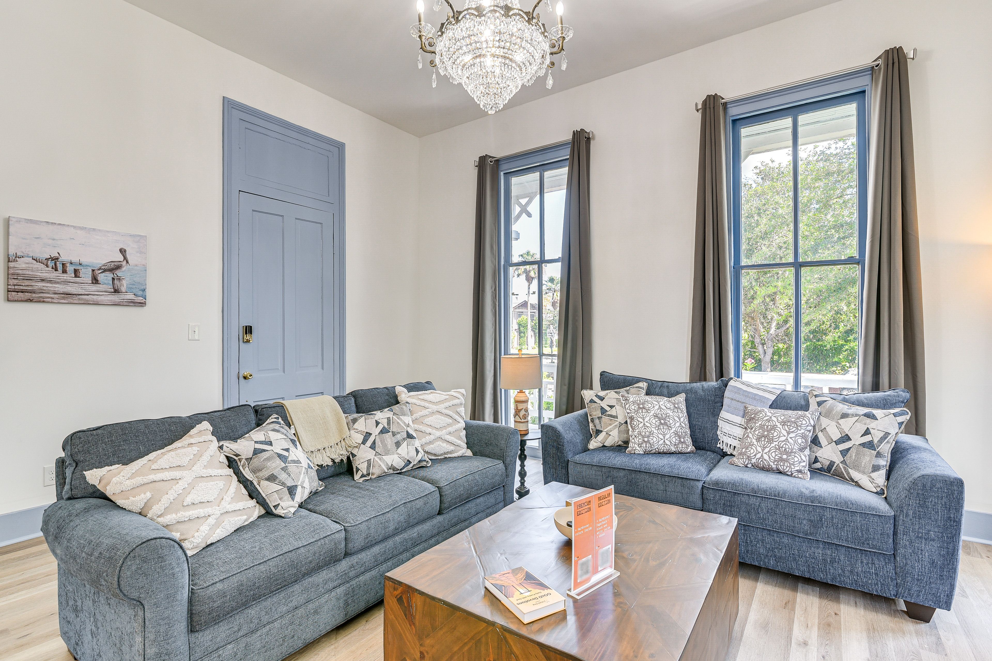 Living Room 1 | 2 Queen Sleeper Sofas | Unit 1 | 1st Floor