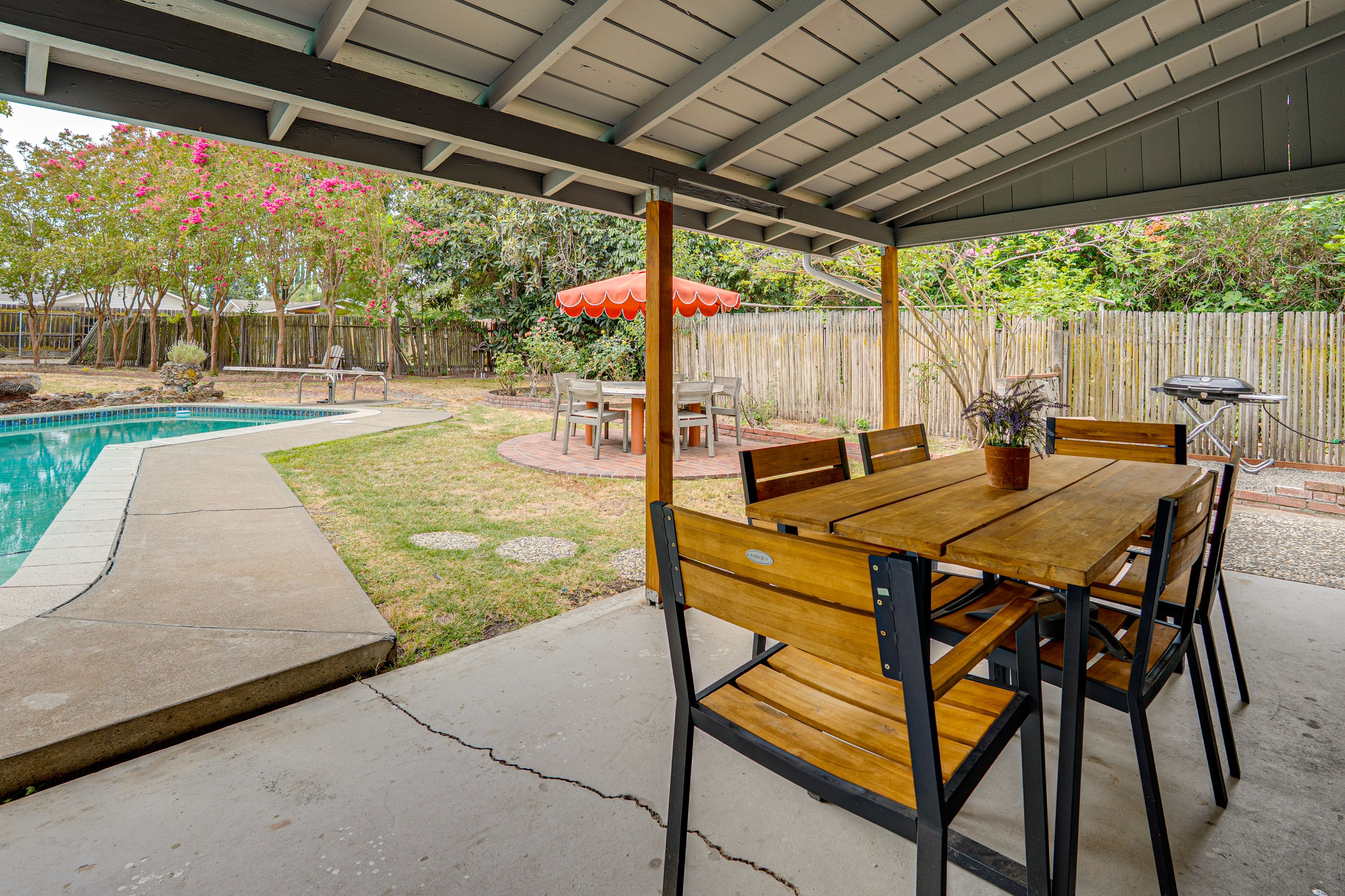 Covered Patio | Outdoor Dining | Grilling Area