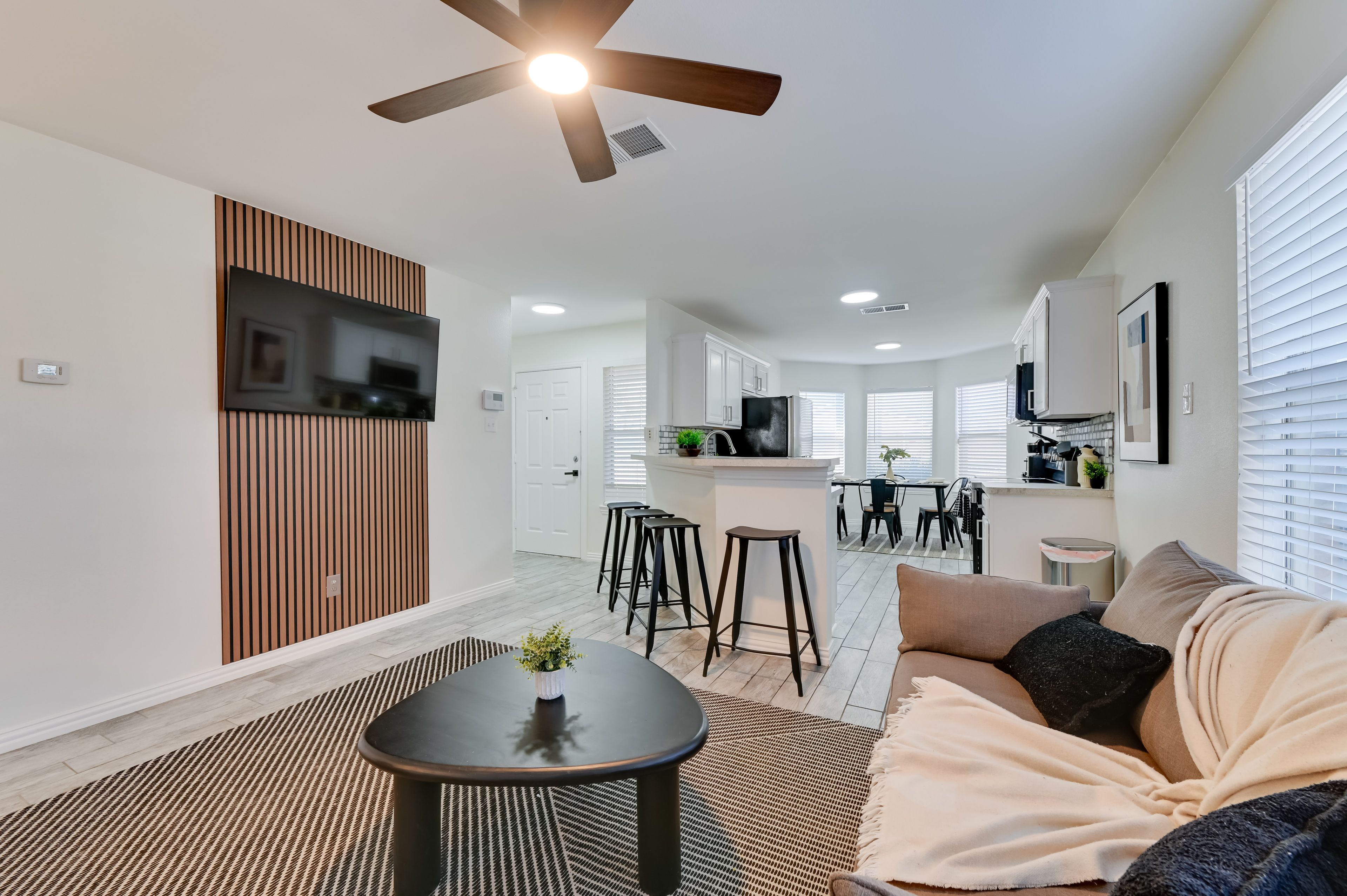 Living Room | Smart TV | Single-Story Home