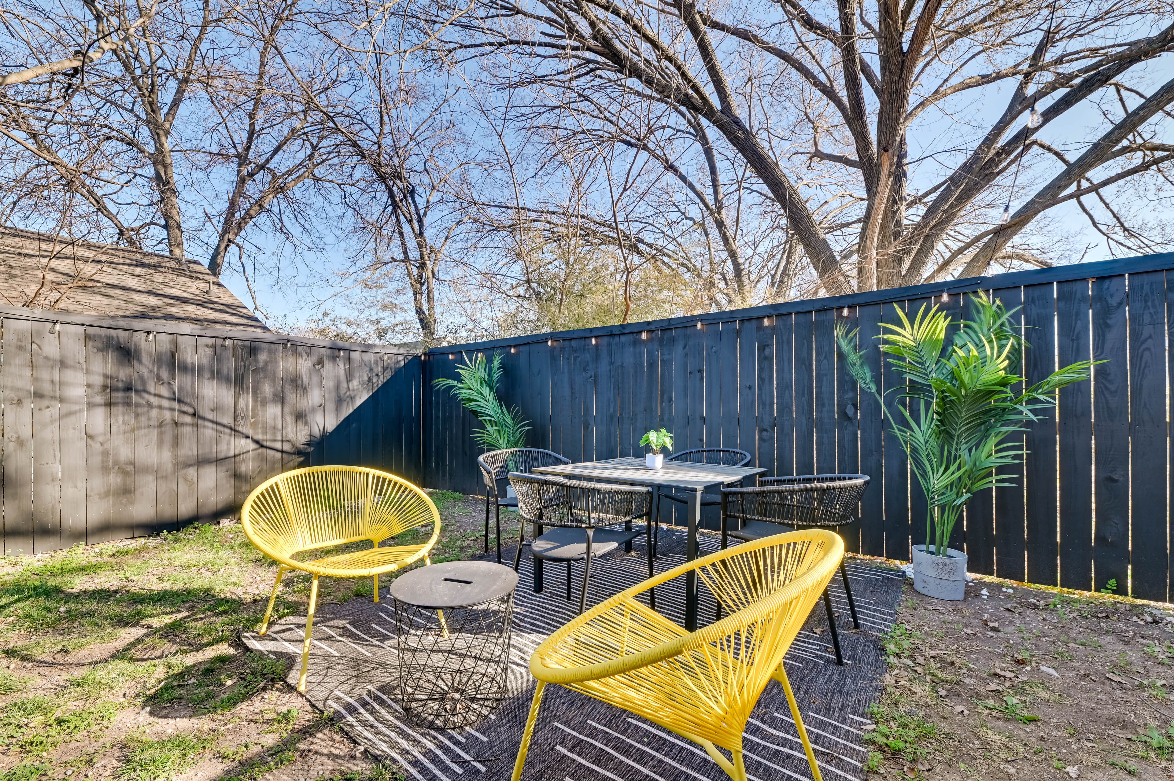 McKinney Vacation Rental | 1BR | 1BA | 1 Step Required | 1,500 Sq Ft