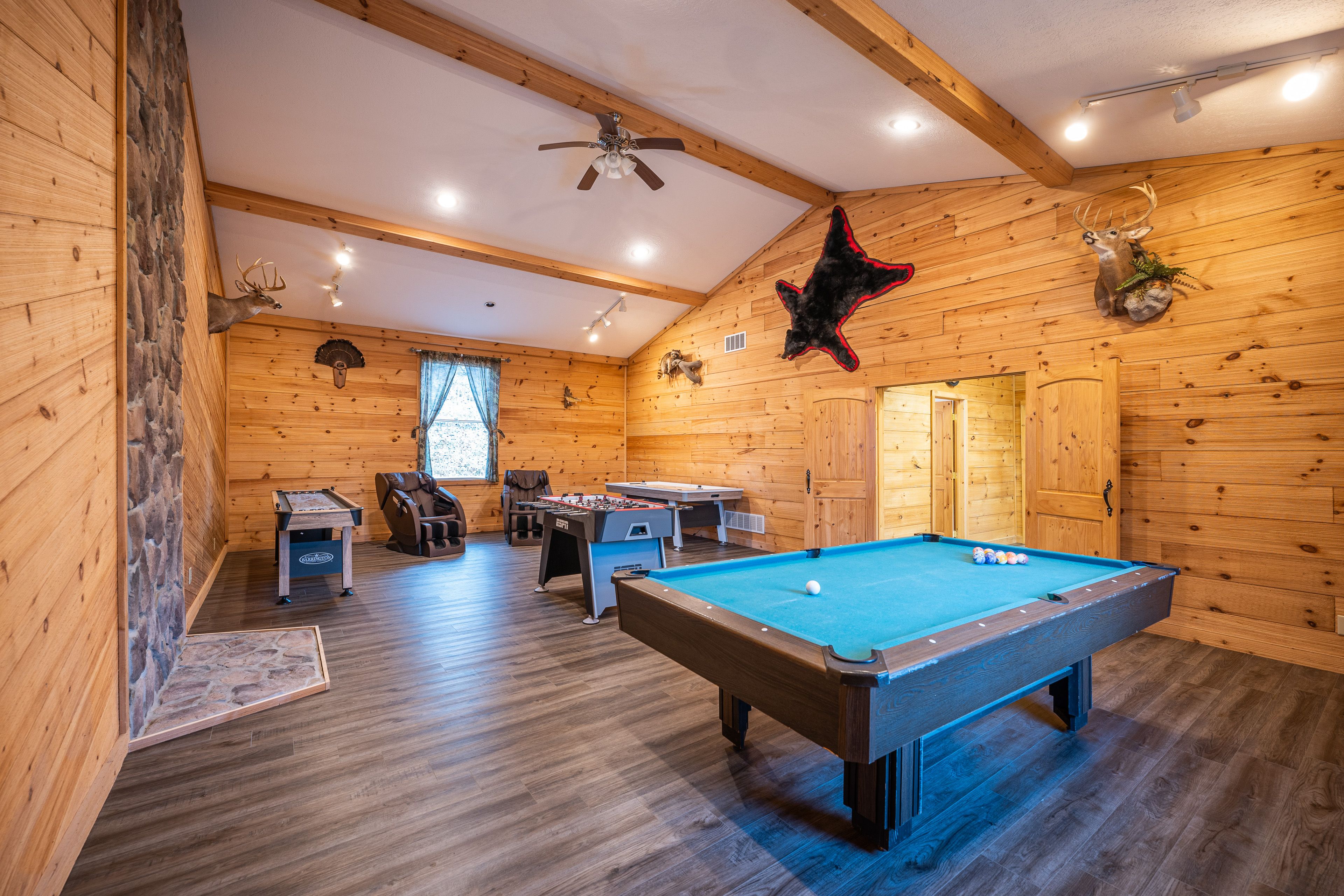 Game Room | 1st Floor | Pool Table | Massage Chairs | Shuffleboard Table