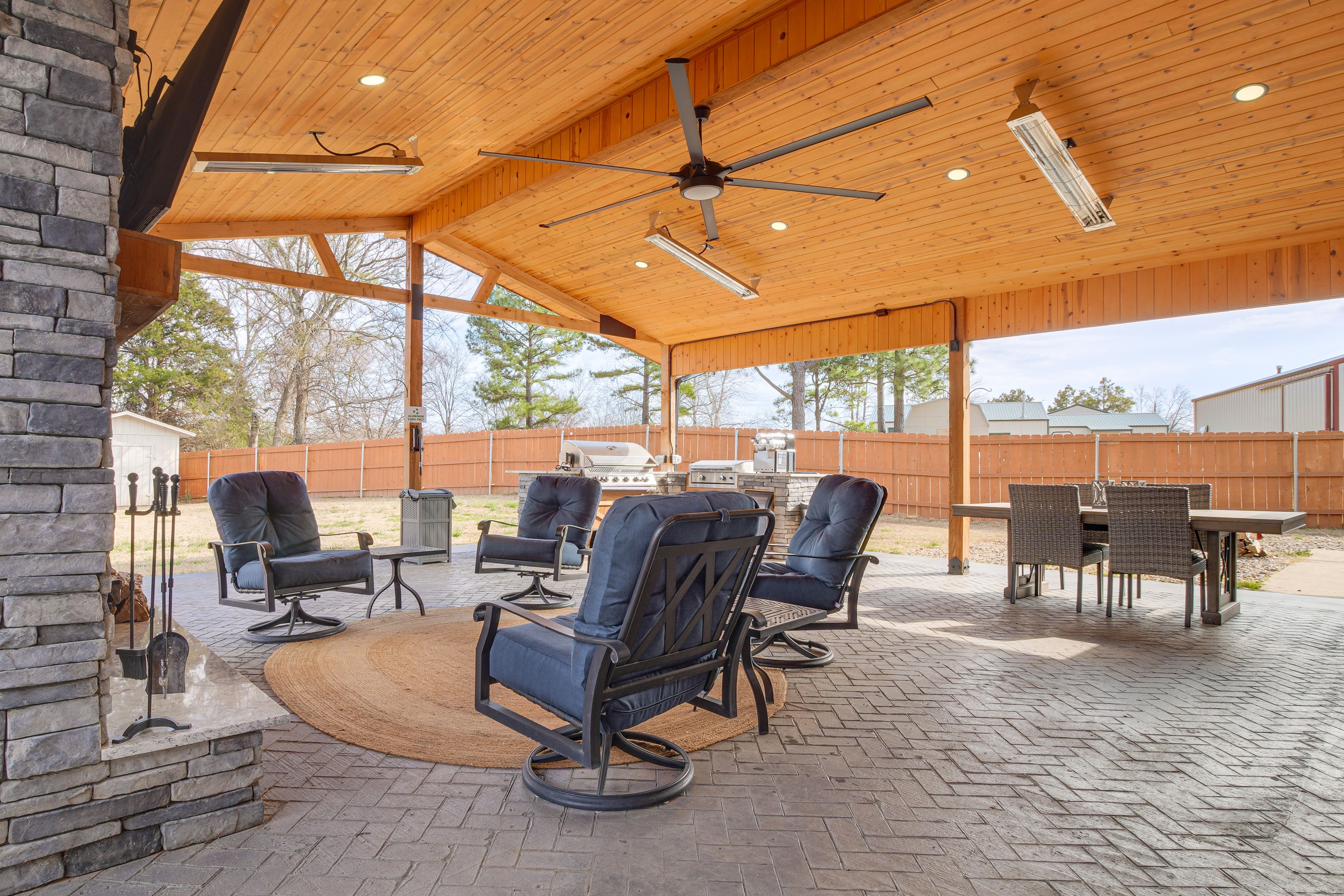 Private Backyard Area