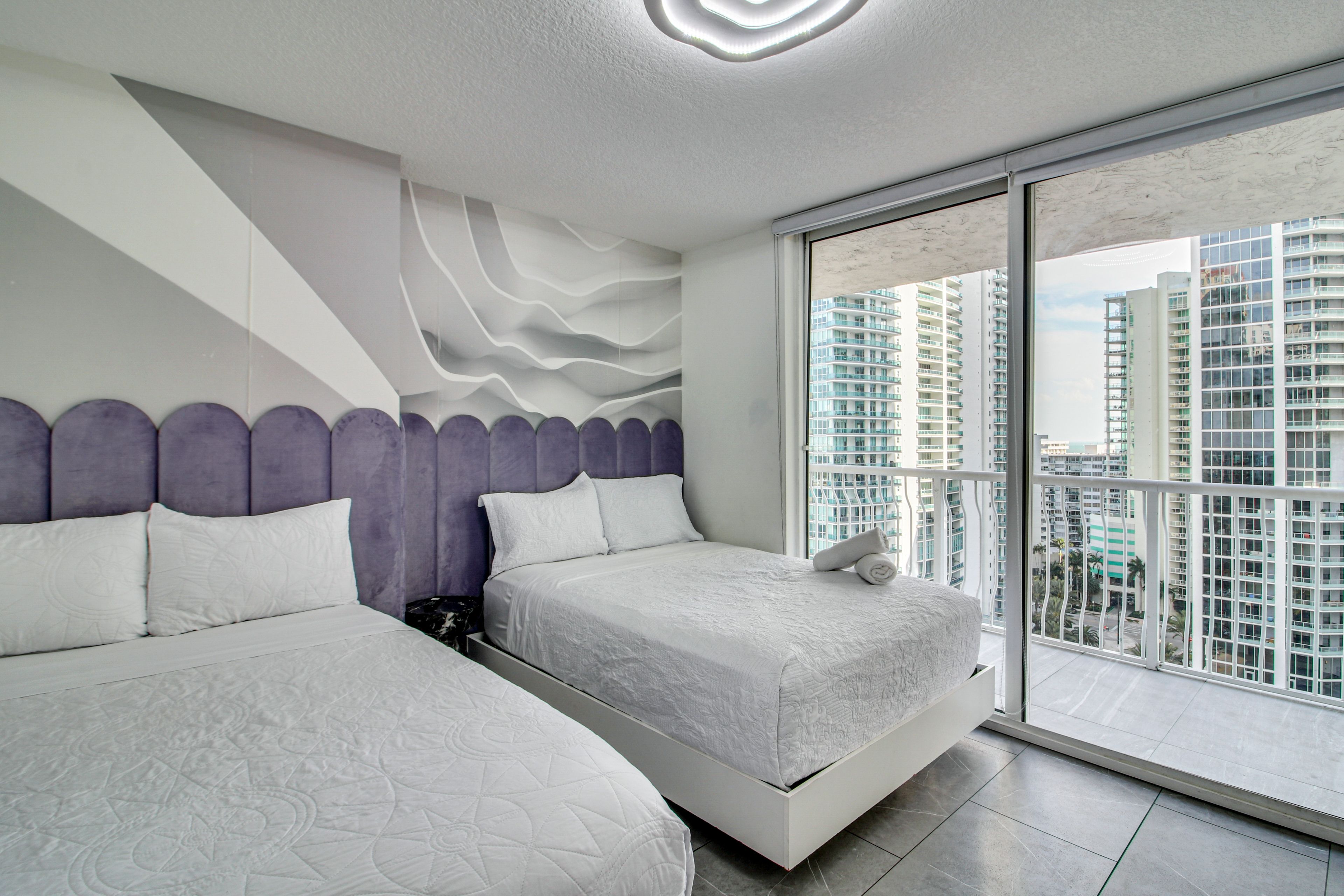 Bedroom 2 | 2 Twin Beds | Balcony Access