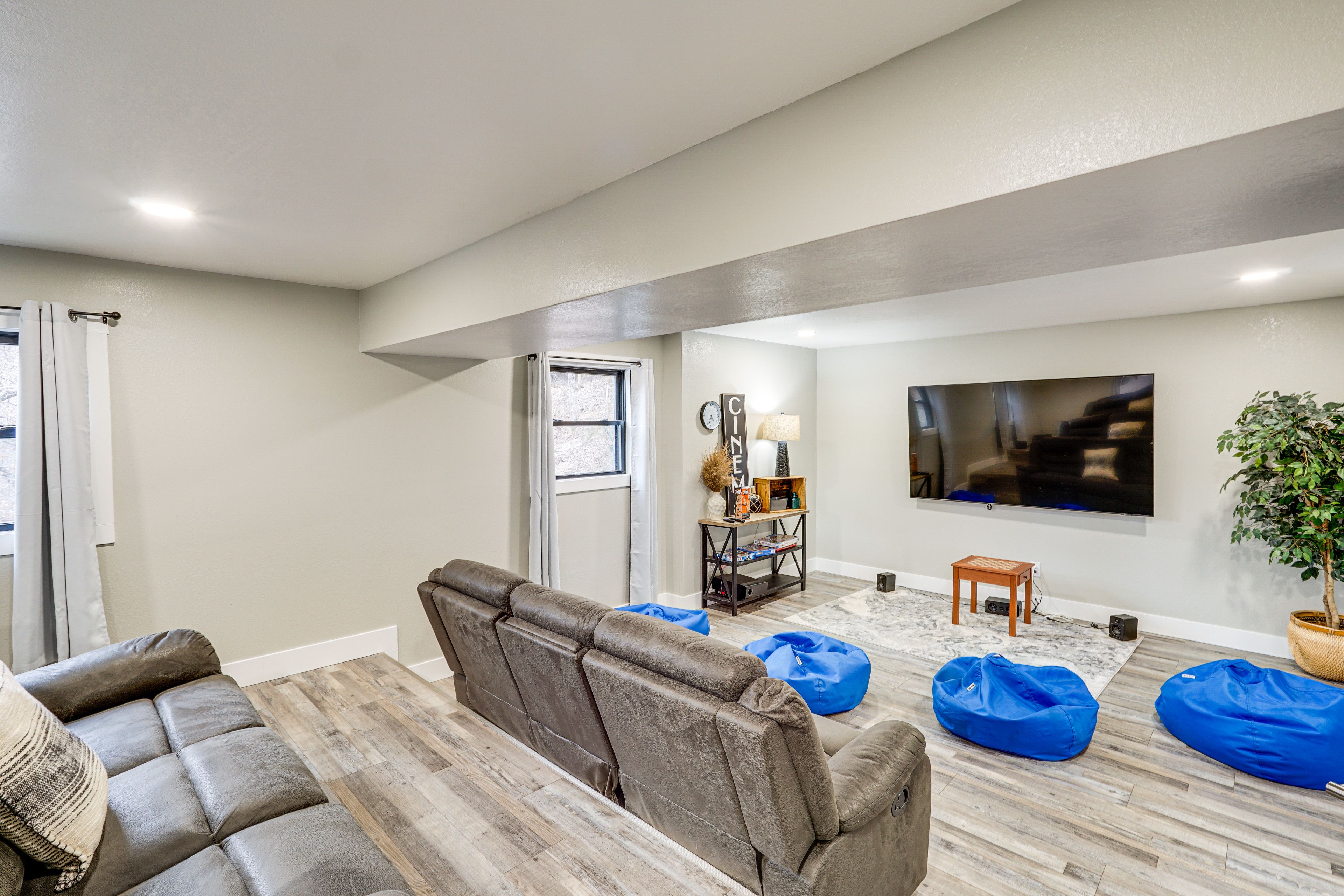 Theater Room | Smart TV | Queen Air Mattress | Main Level