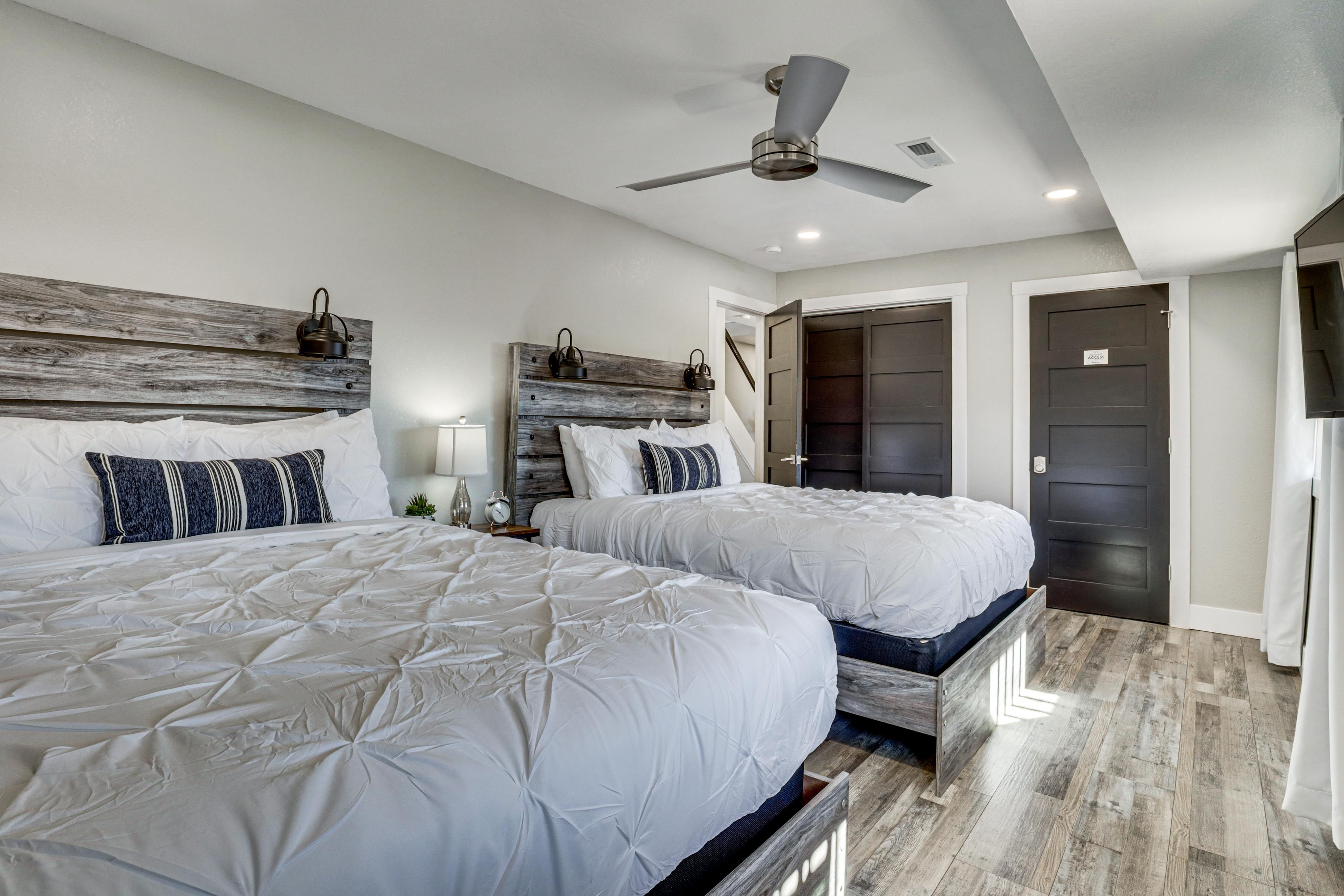 Bedroom 2 | 2 Queen Beds | Lower Level