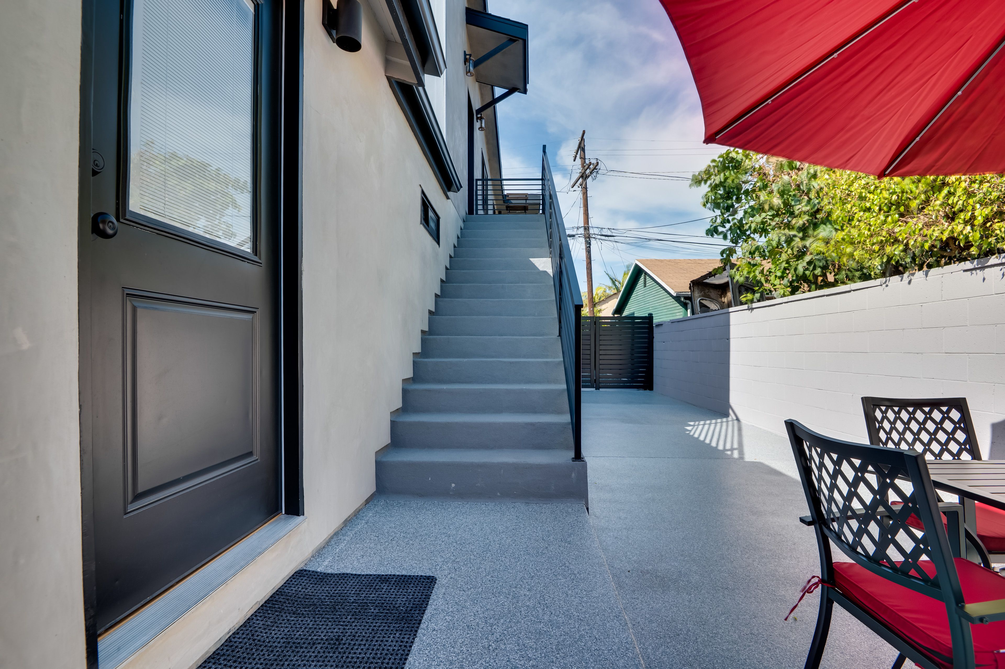 Stairs to Access Unit