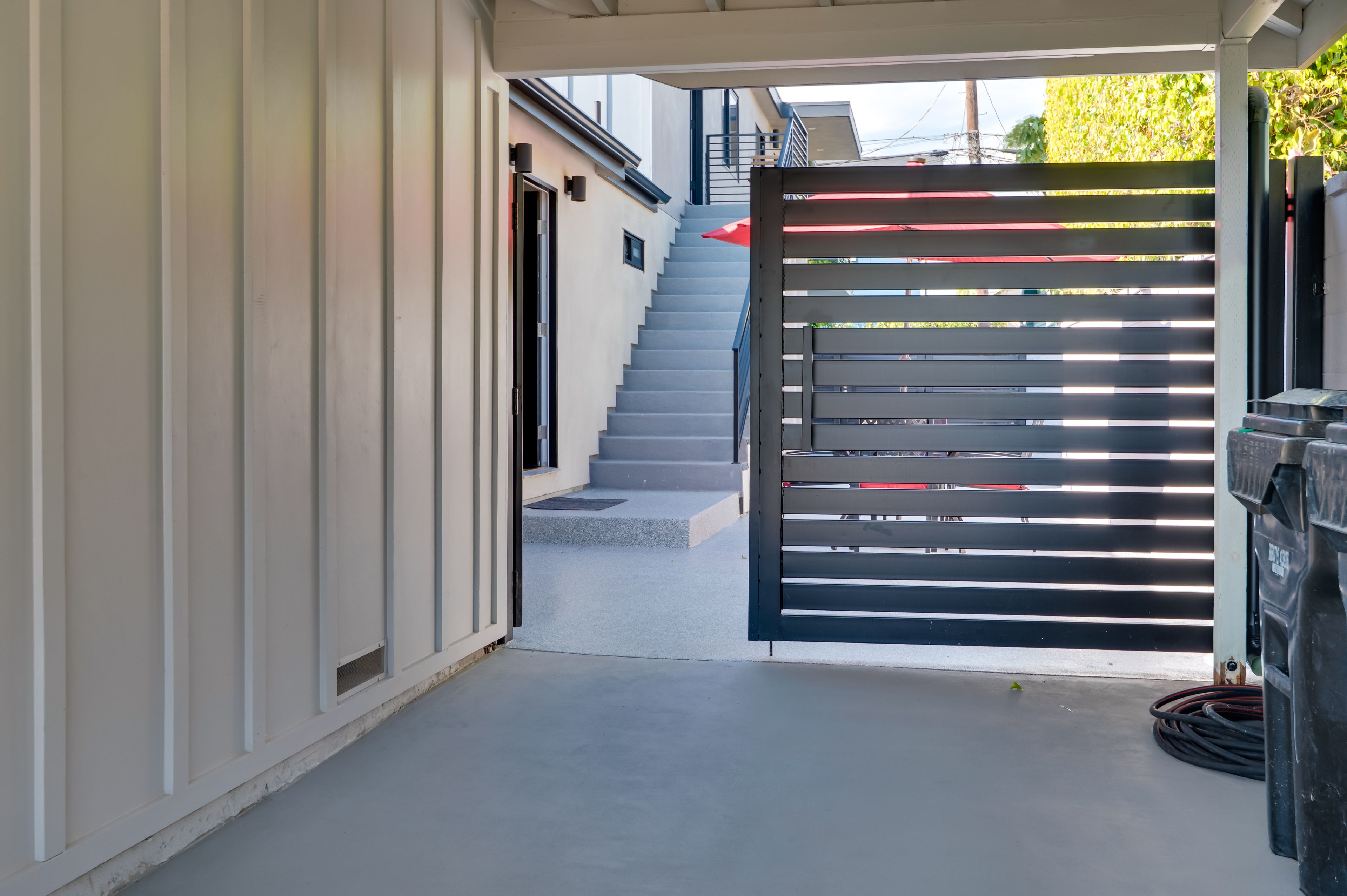 Gate Entry to Access Unit/Courtyard